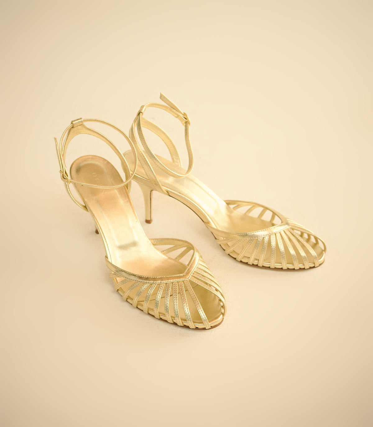ALTEA HEEL -- PLATINUM METALLIC NAPPA view 5
