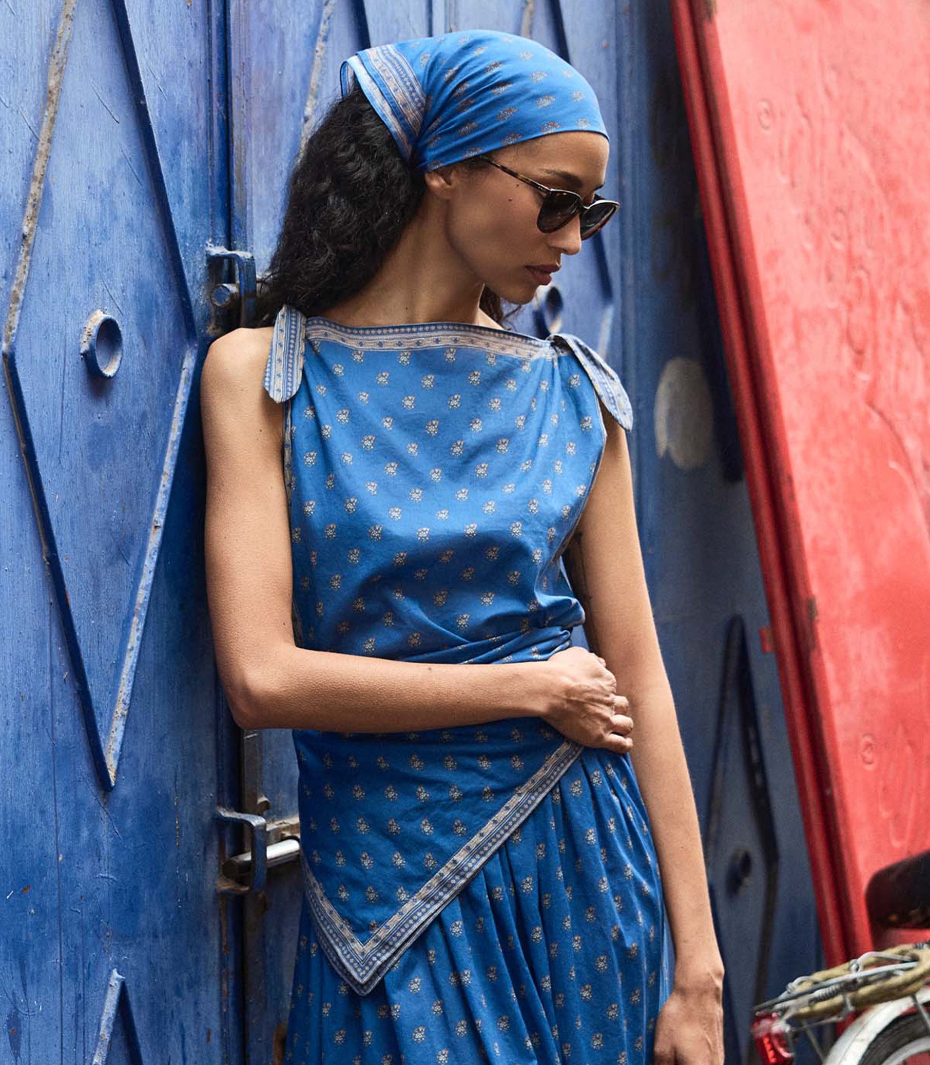 AMALIA TOP -- EARTHA PAISLEY view 2
