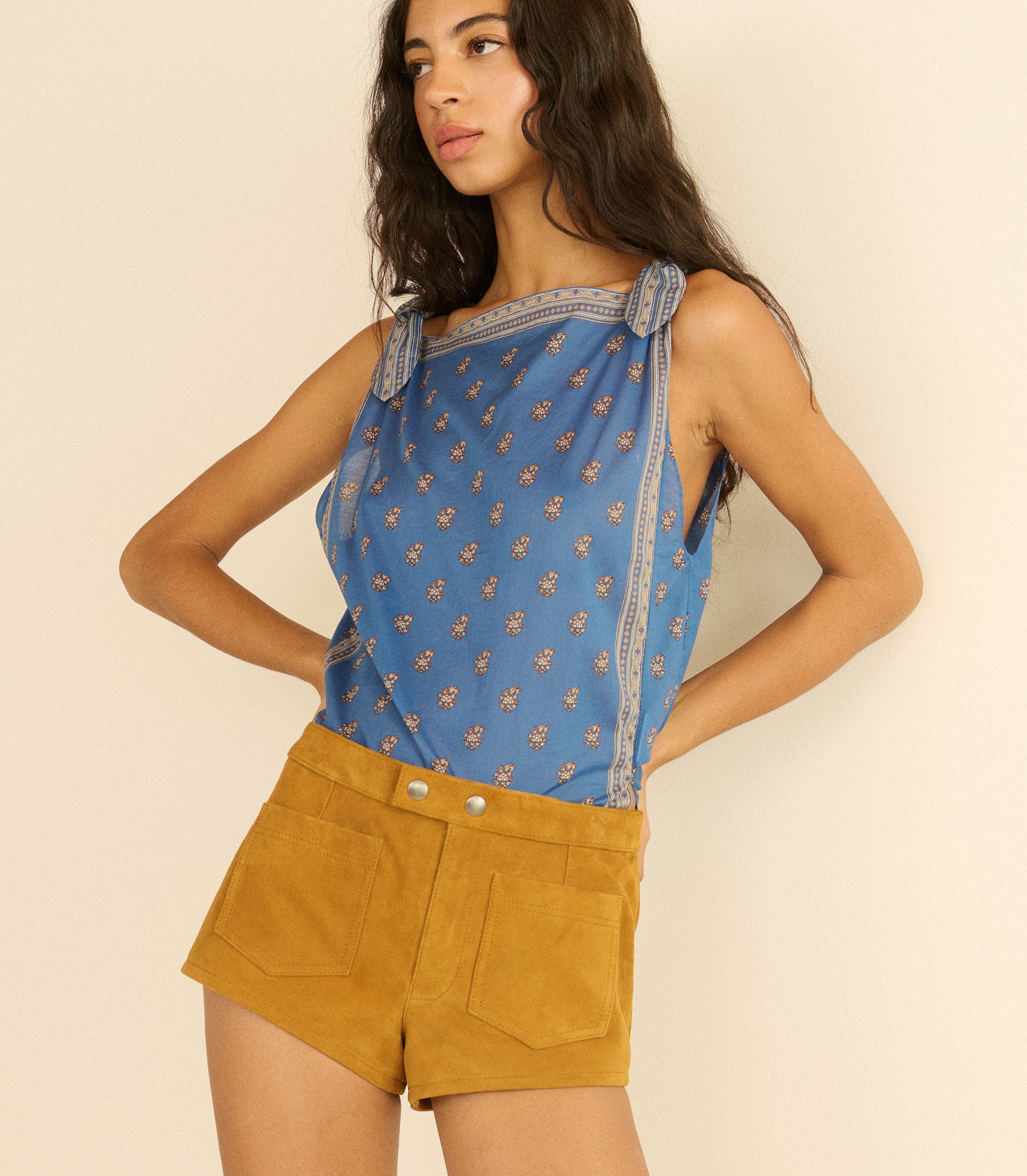 AMALIA TOP -- EARTHA PAISLEY view 8
