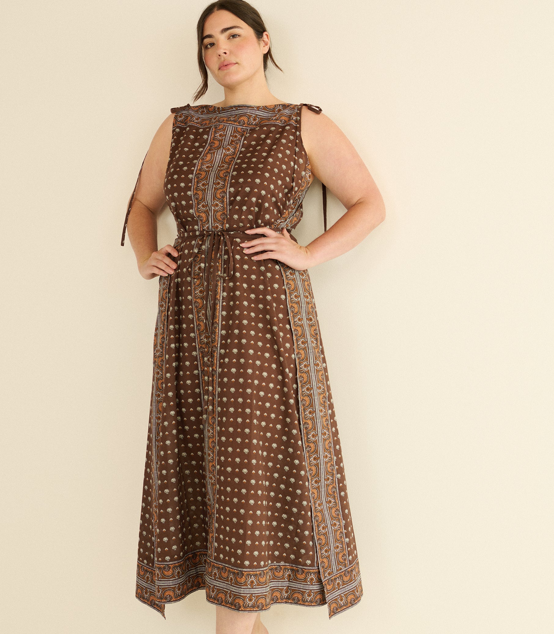 AMARANTE DRESS -- TERRE FOULARD DE LA MER view 6
