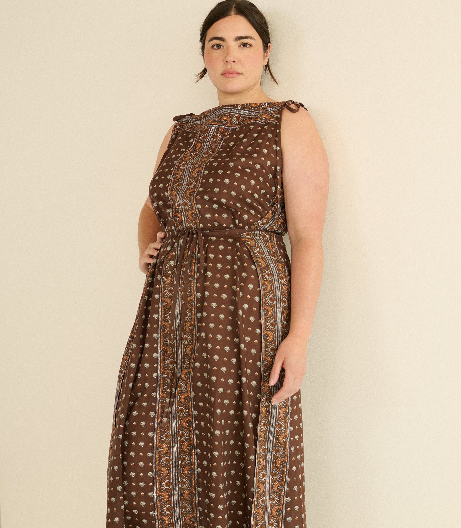 AMARANTE DRESS -- TERRE FOULARD DE LA MER view 7
