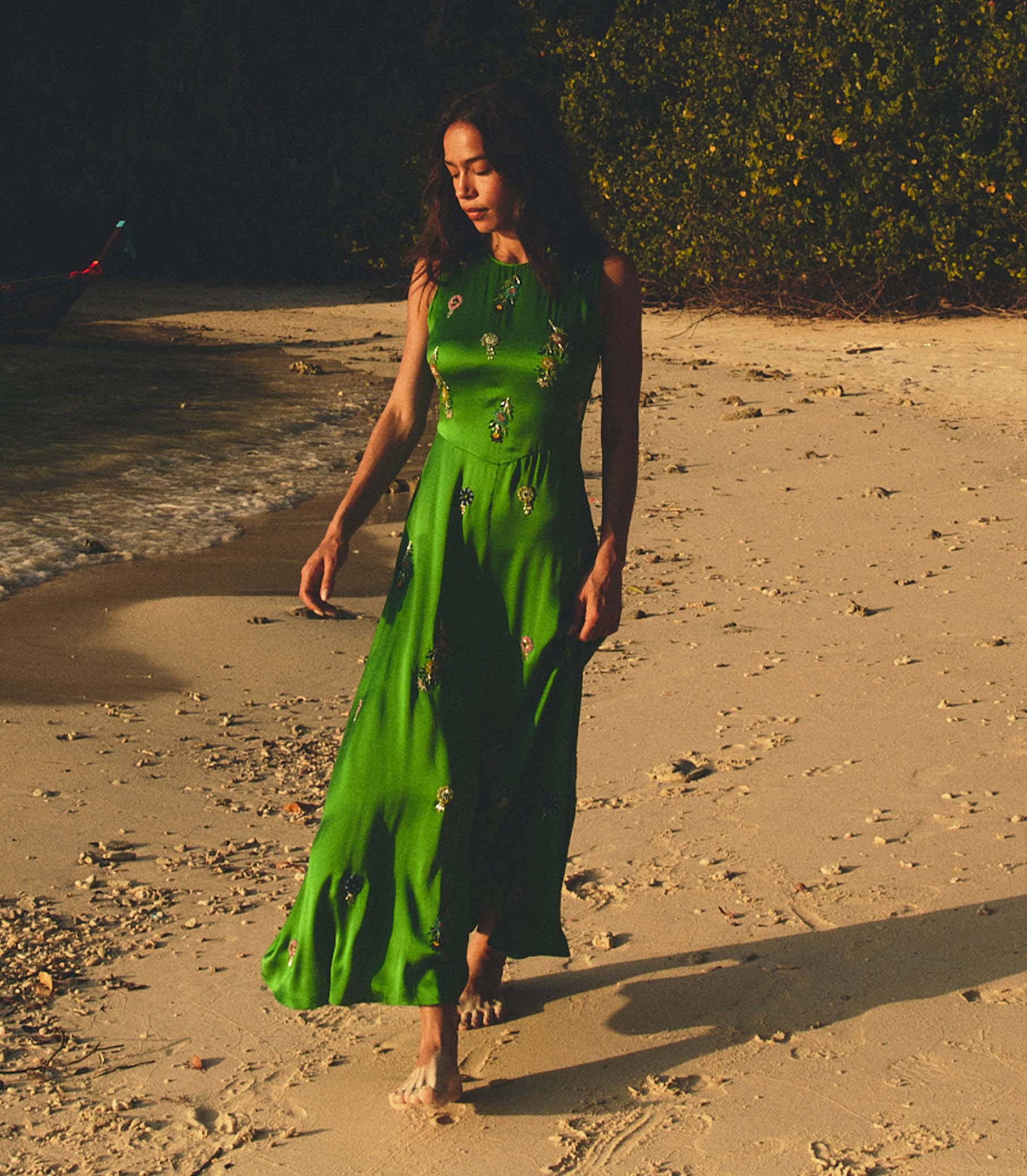 Amari Dress - Emerald