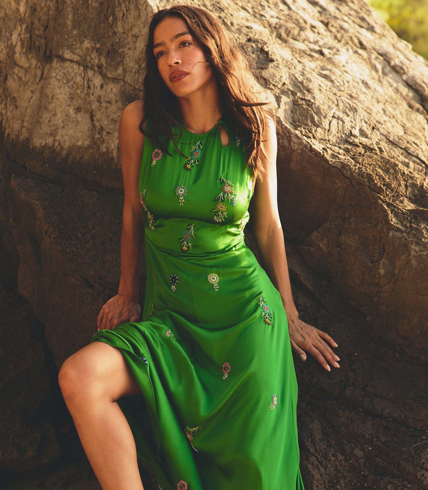 Amari Dress - Emerald | DEN Emerald / XS Amari Dress - Emerald | DEN Emerald / XS