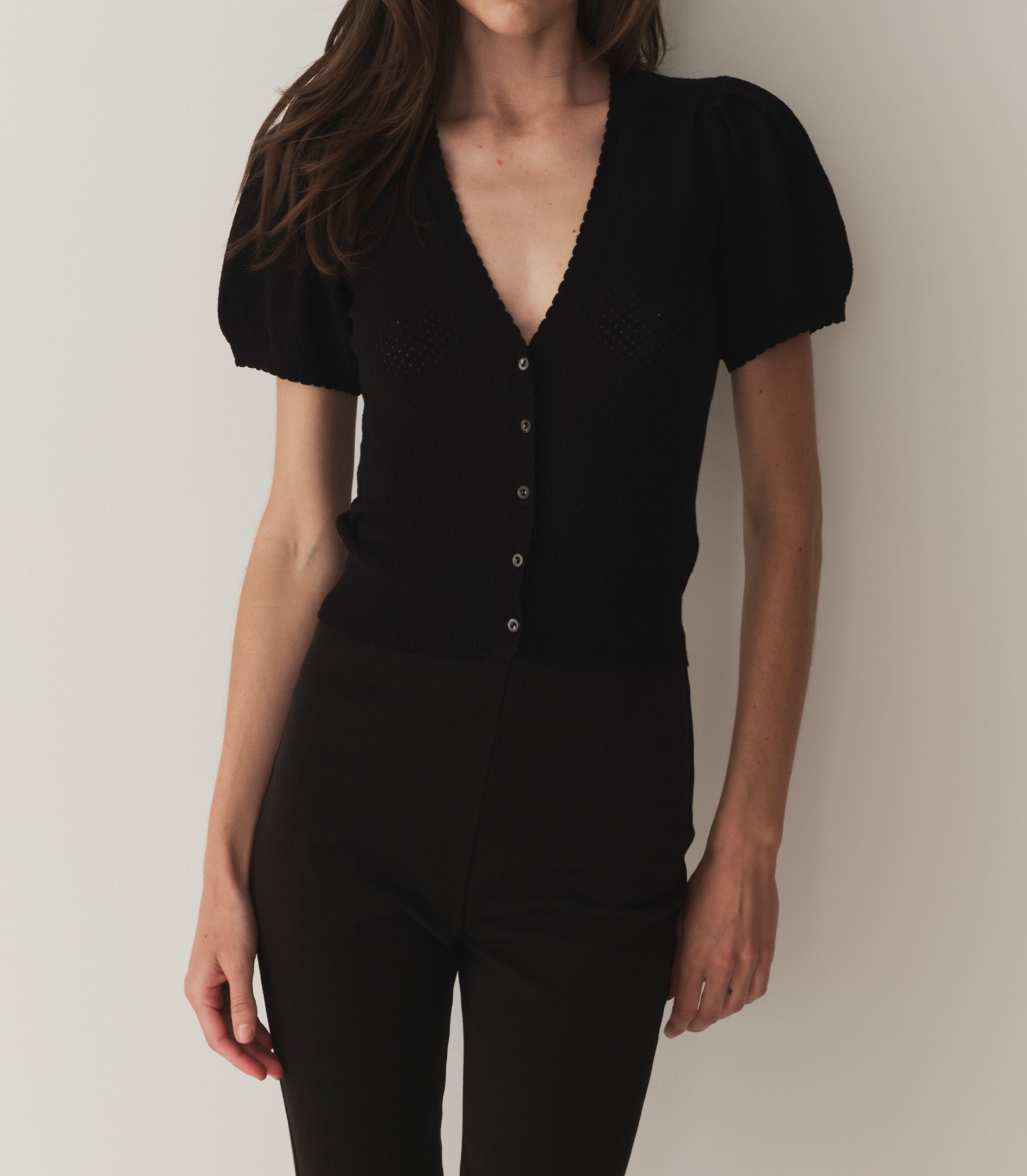 HMD -- AMBROSE CARDIGAN -- BLACK view 3
