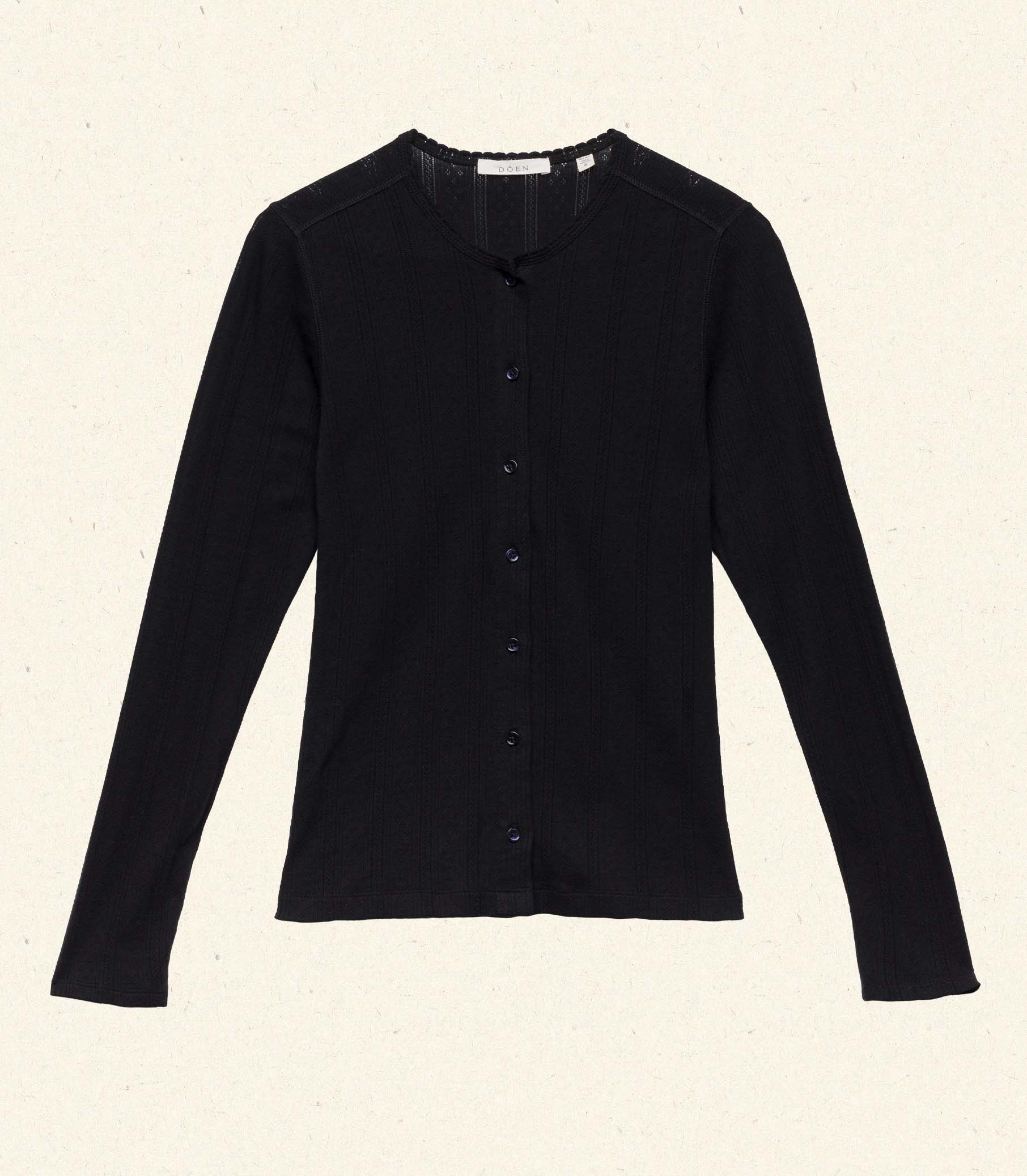 AMELIE TEE -- BLACK view 4