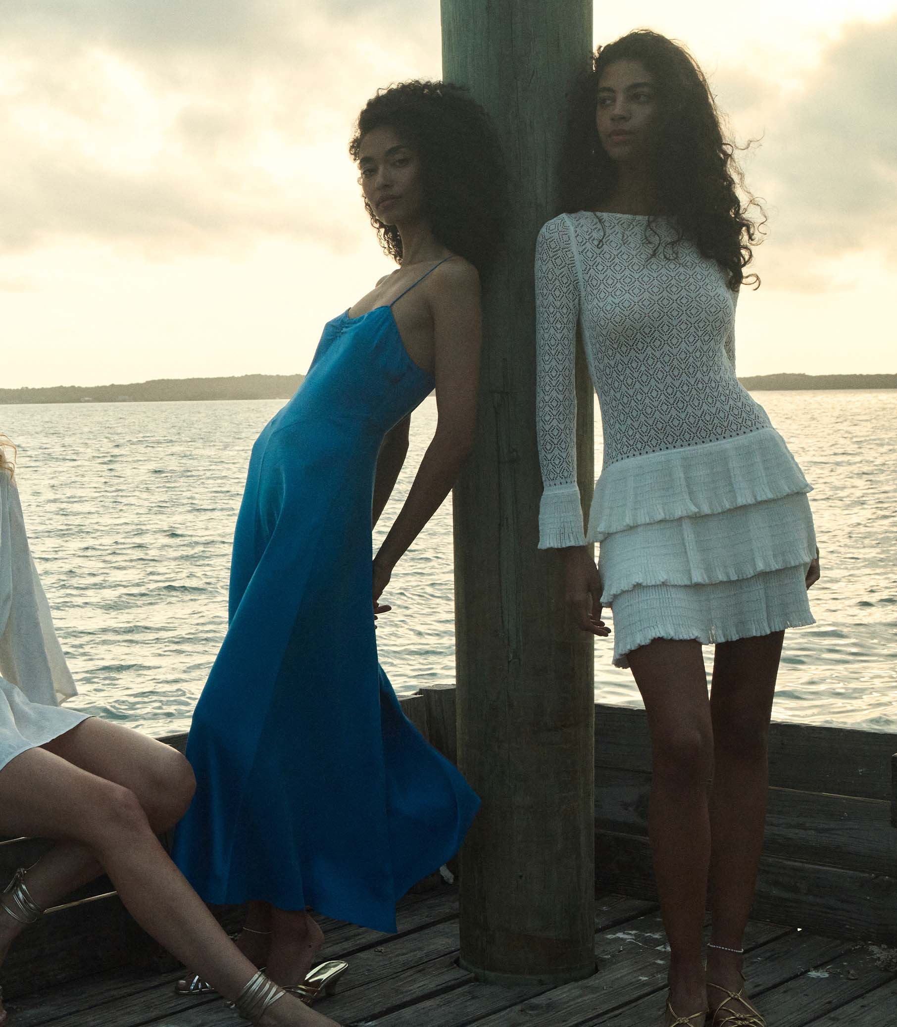 AMELINA DRESS -- IVORY view 2