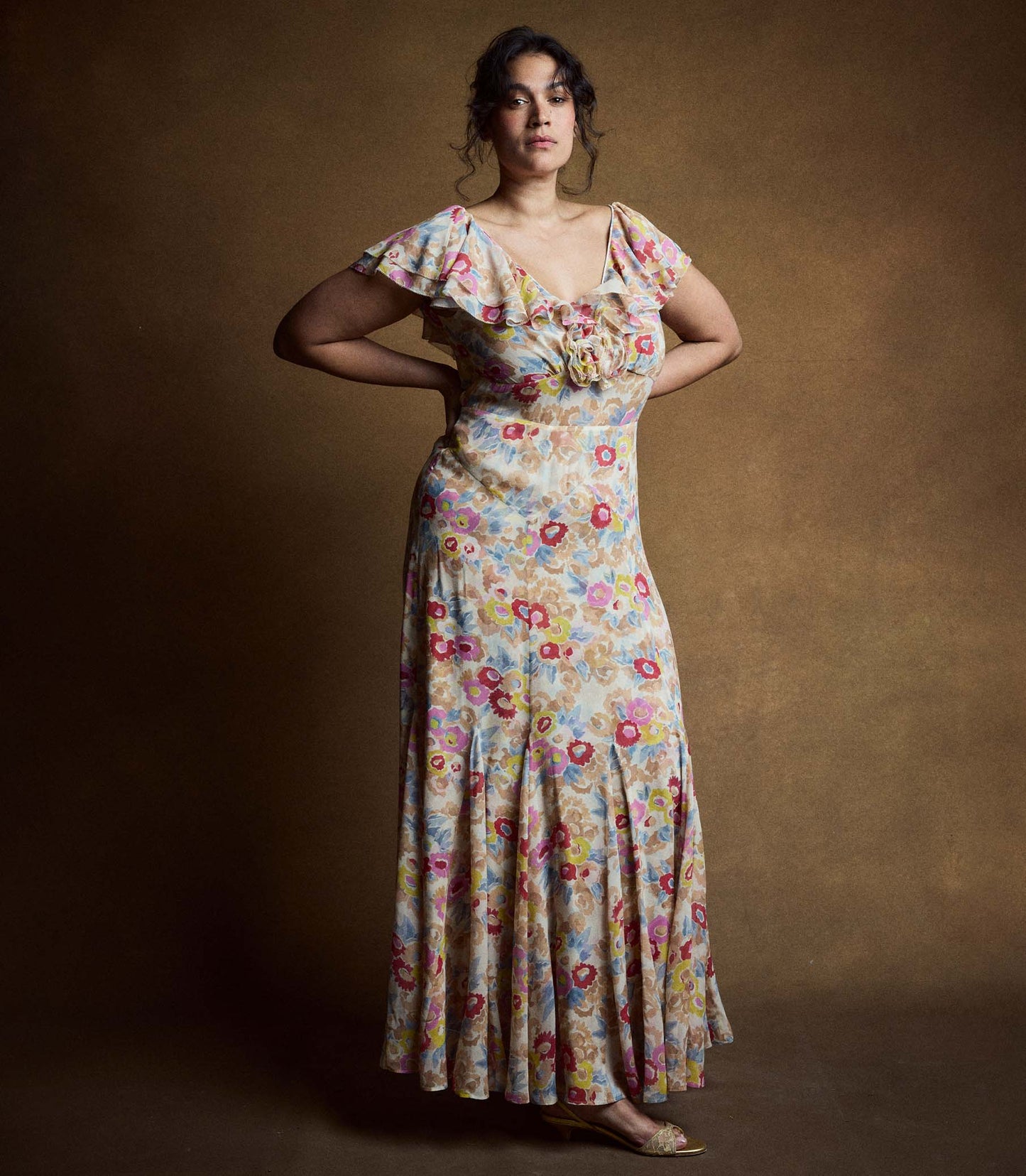 AMÉRELLE DRESS -- JARDIN DE CAMELIAS