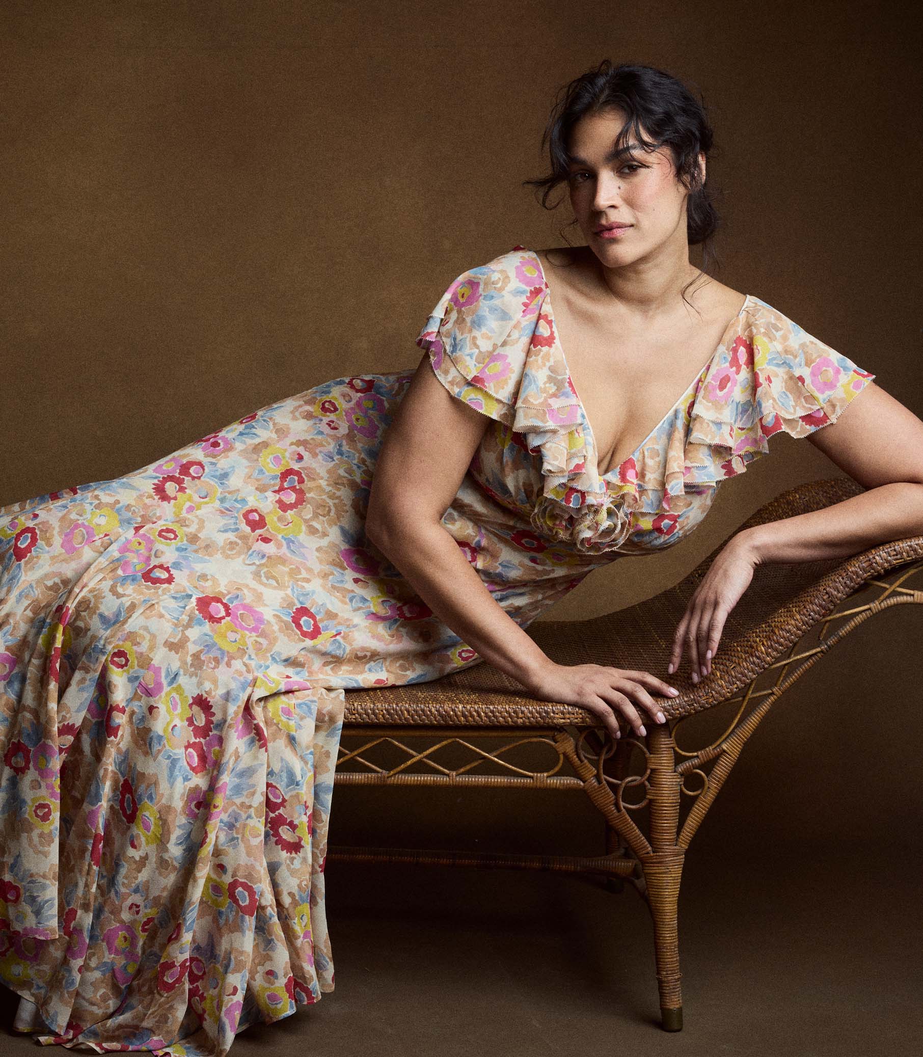 AMÉRELLE DRESS -- JARDIN DE CAMELIAS view 6
