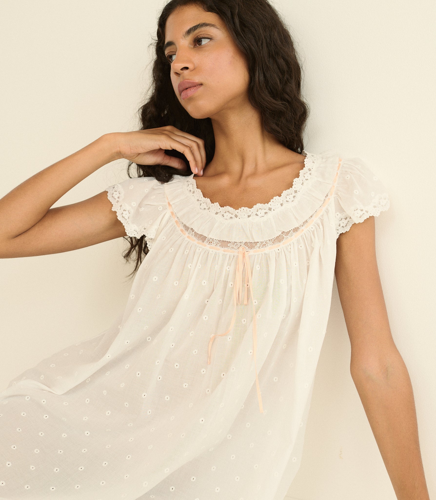 AMORE NIGHTGOWN -- SALT view 4

