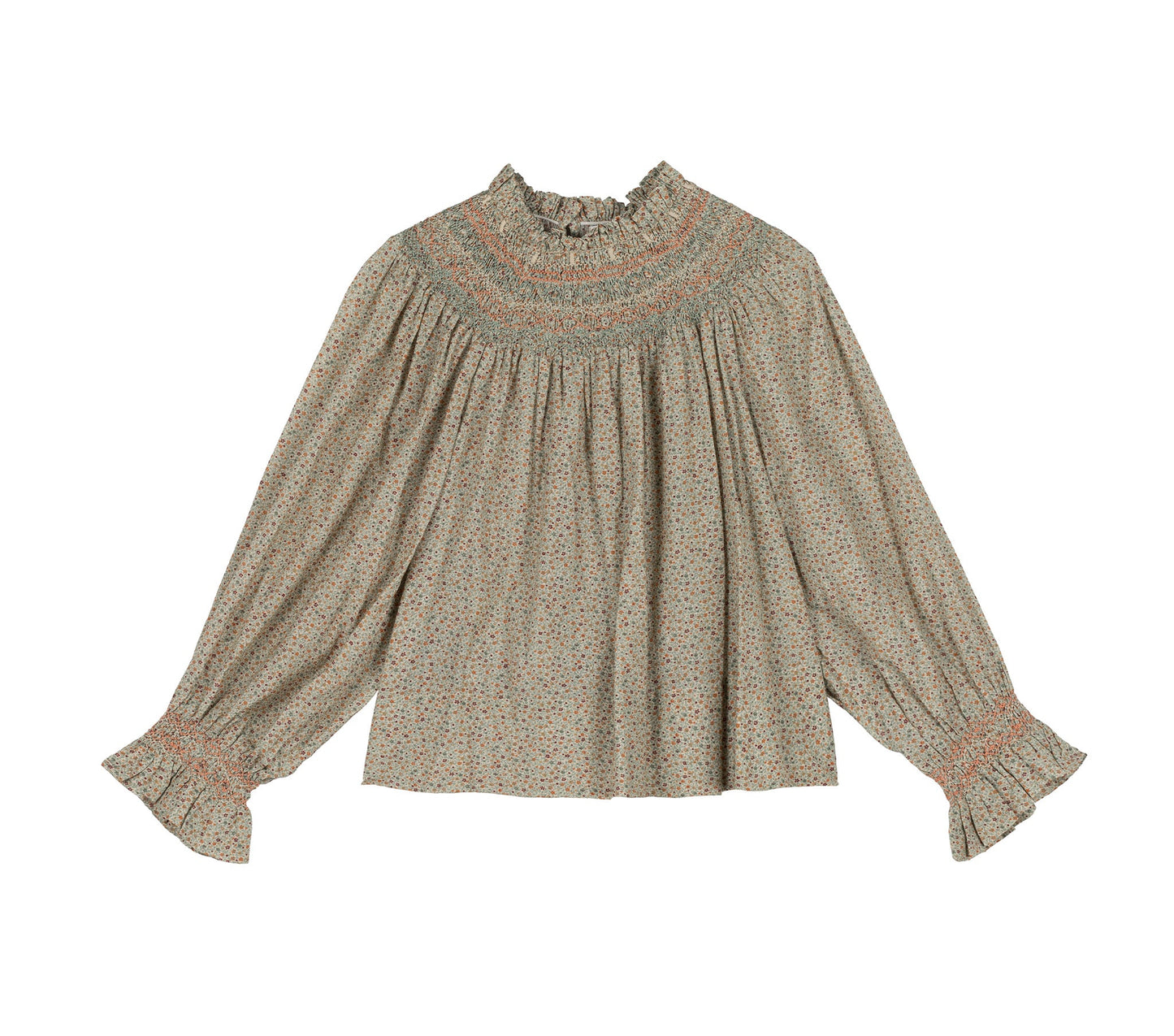 HMD -- AMORET TOP -- MUSTARD CALIFORNIA WILDFLOWER