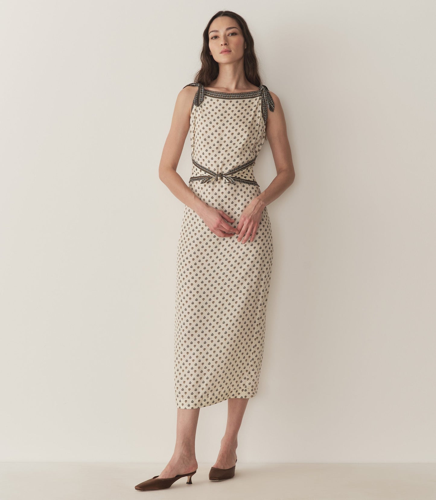 HMD -- AMORETTE DRESS -- RIVIERA FOULARD