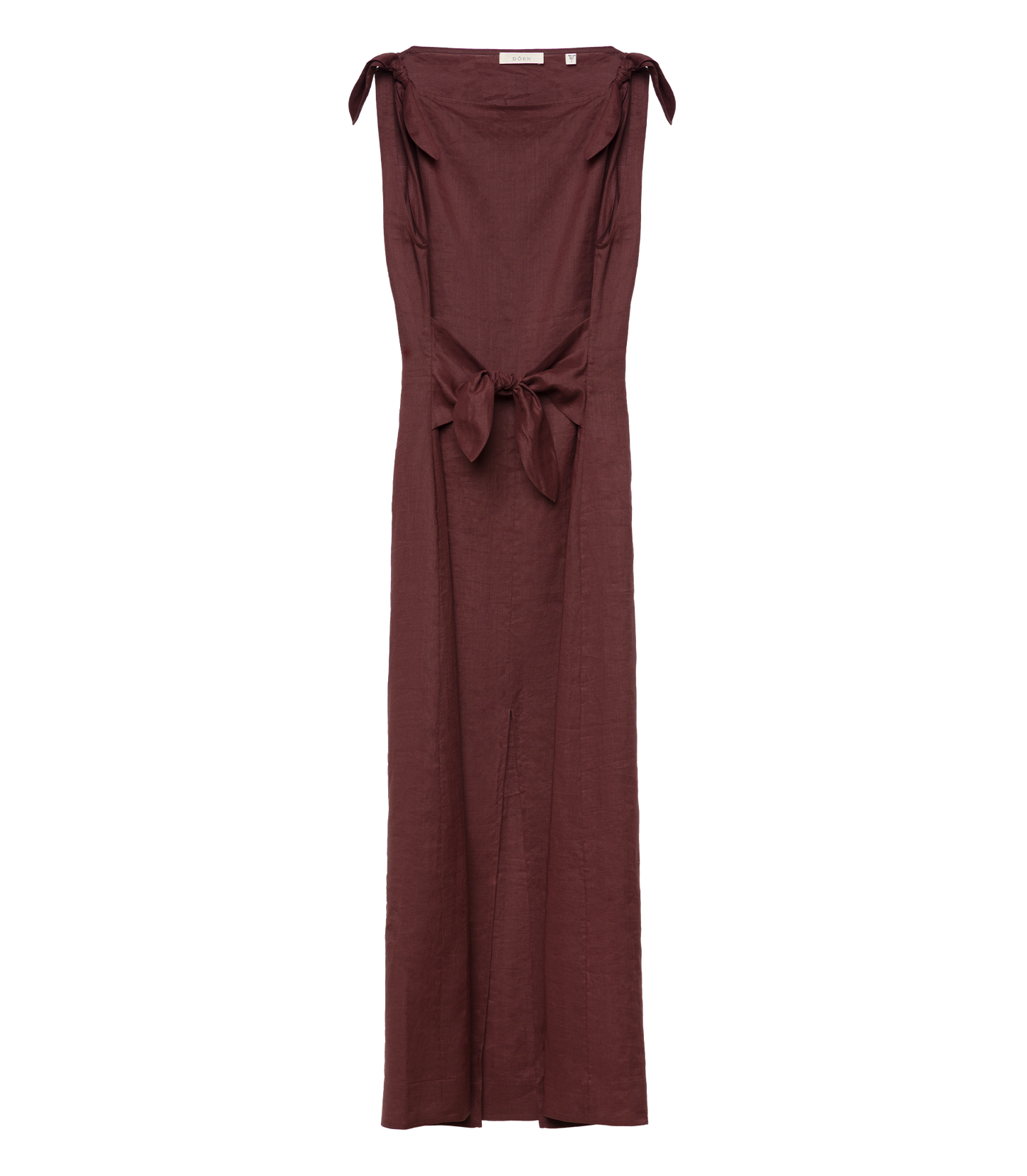 AMORETTE RAMIE DRESS -- ANTIQUE MAHOGANY