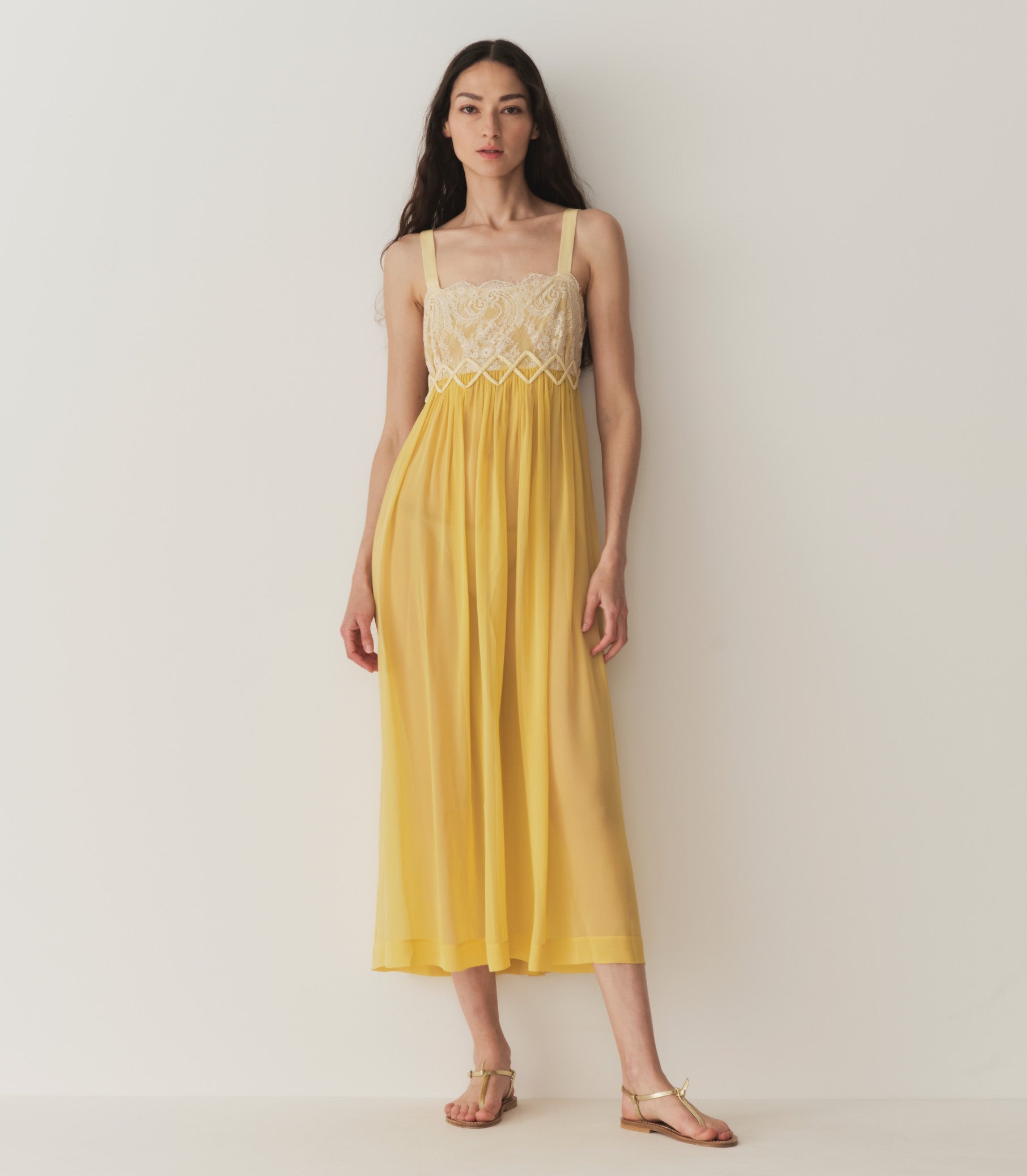 HMD -- ANALIA DRESS -- DANDELION YELLOW view 1
