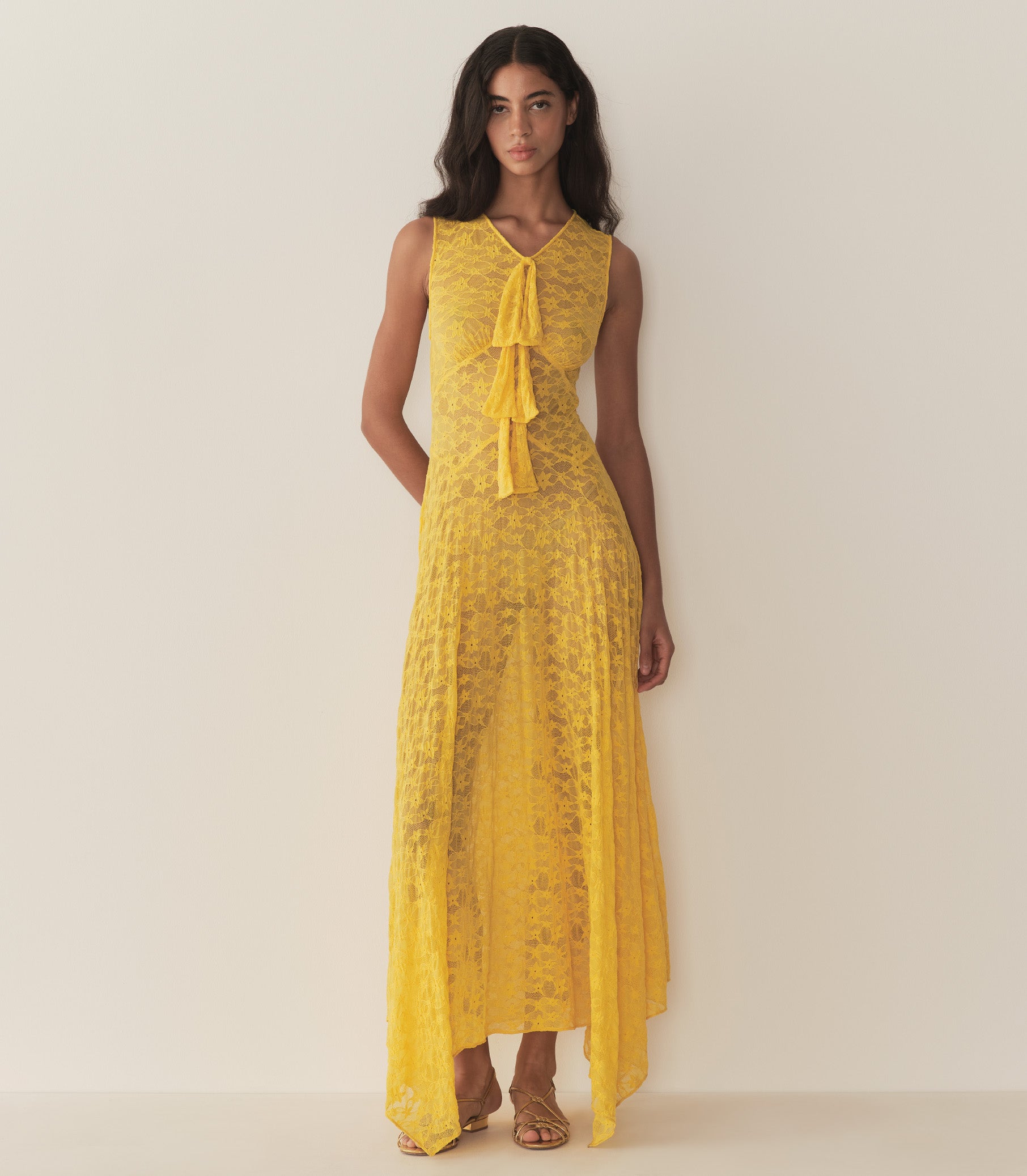 ANGELINE DRESS -- CITRUS view 2