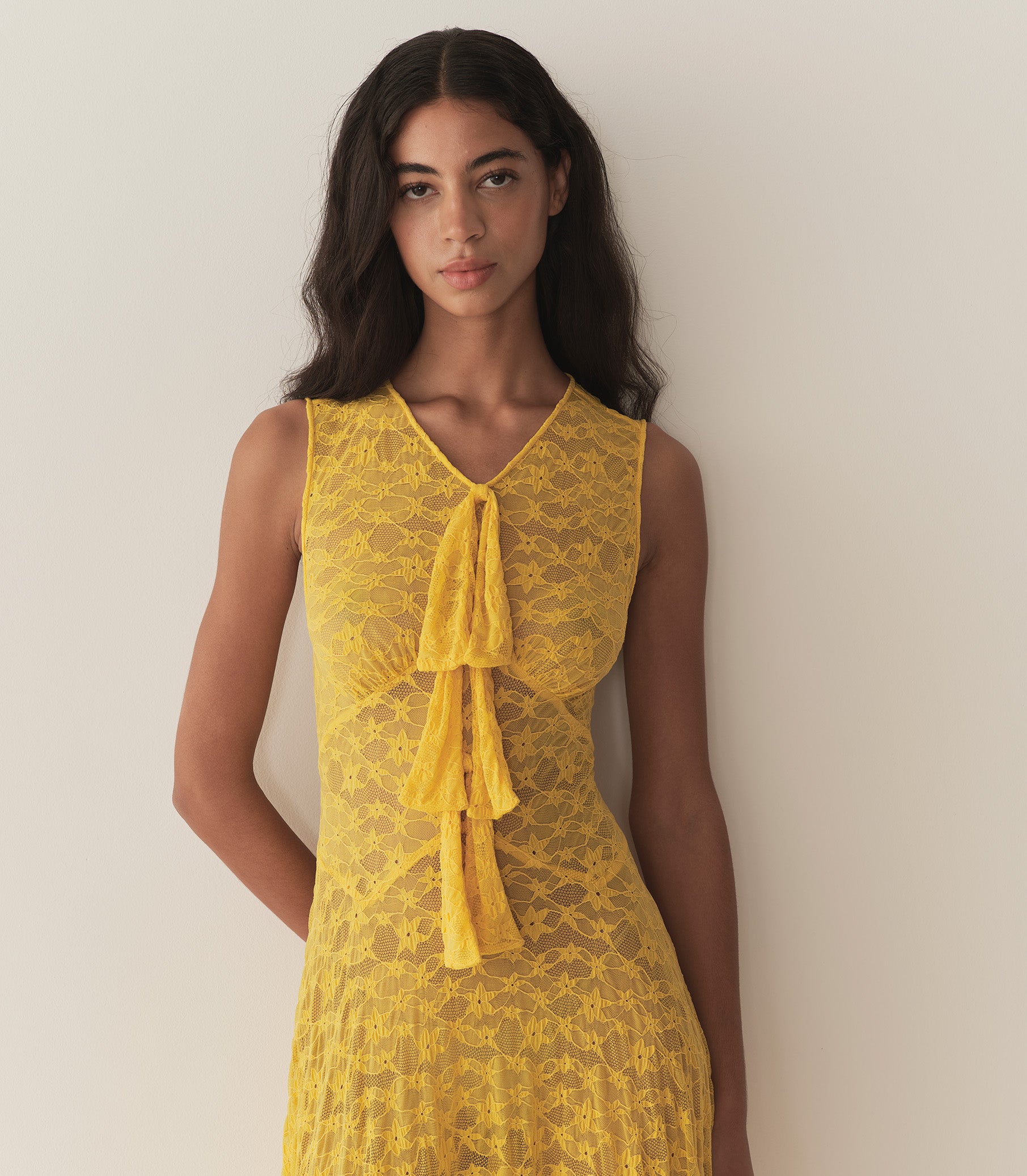 ANGELINE DRESS -- CITRUS view 3