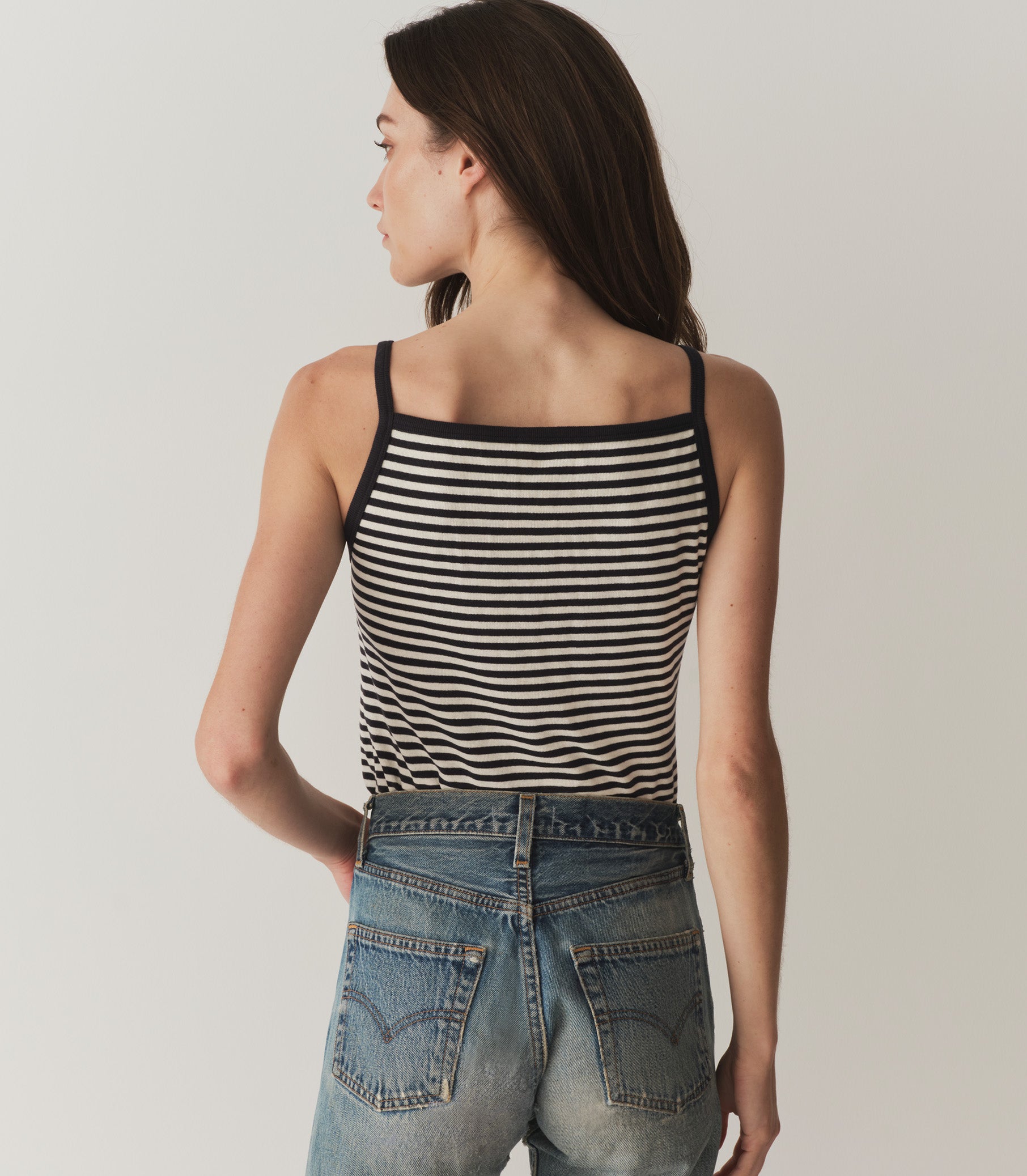 HMD -- ANGIE TANK -- NANTUCKET STRIPE view 4
