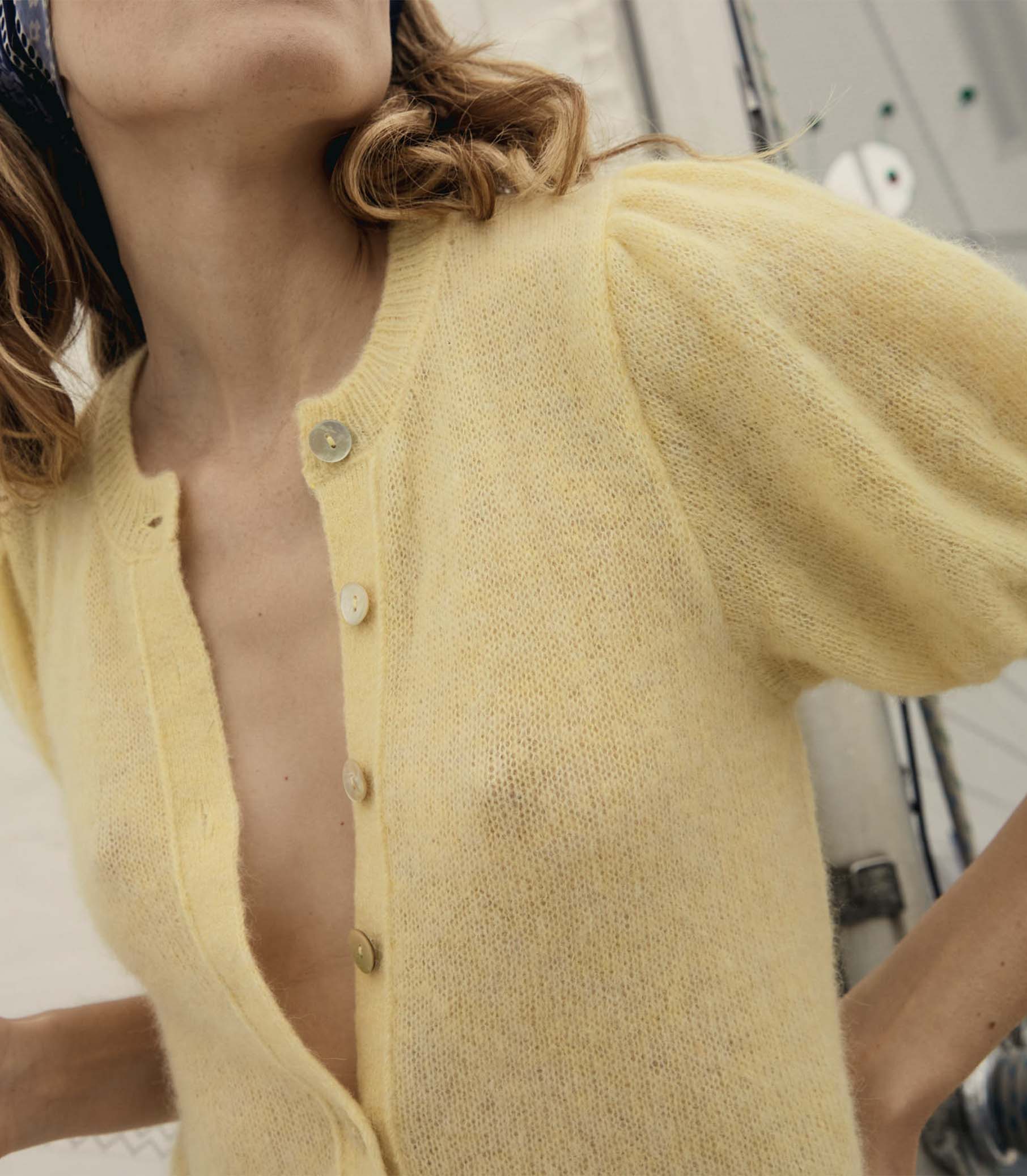 ANISA CARDIGAN -- DANDELION view 1