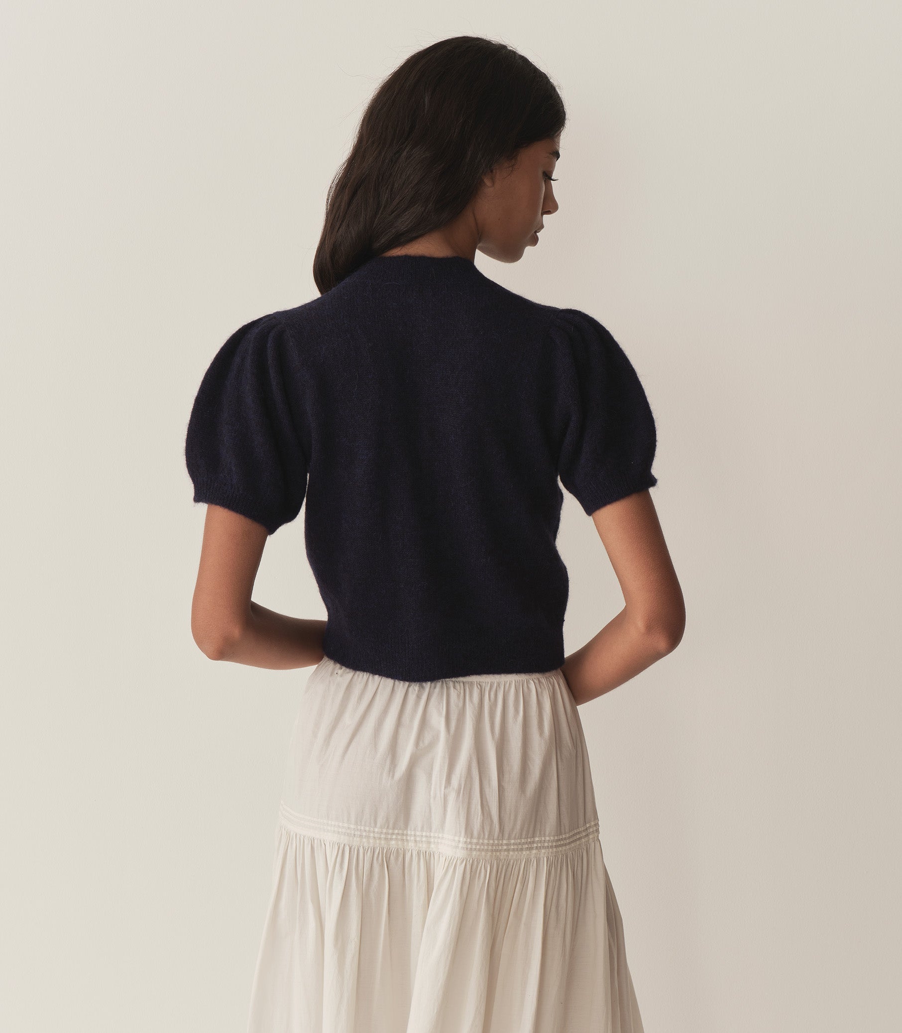 ANISA CARDIGAN -- NAVY view 6