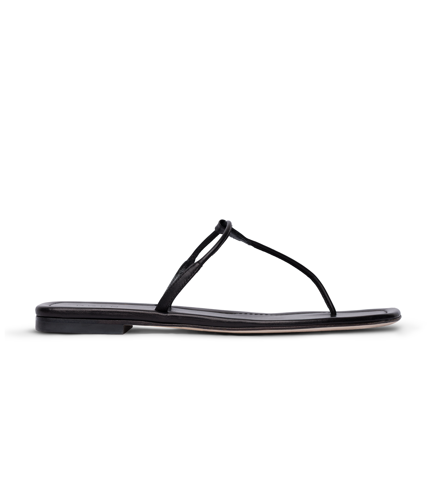 ANTIGONE SANDAL -- BLACK NAPPA view 4
