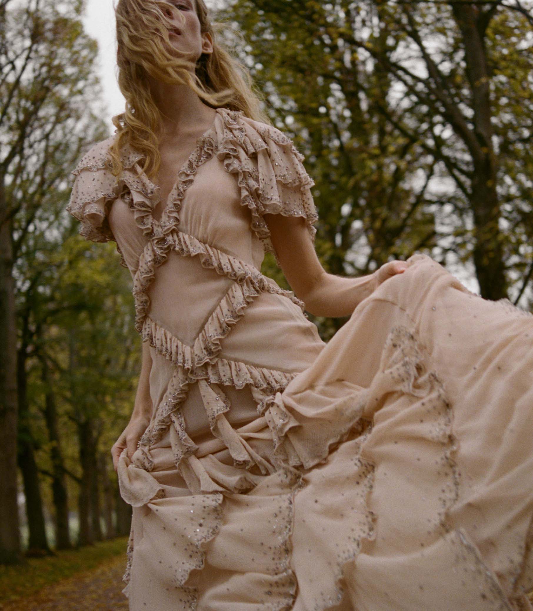 ANTOINETTE ANNIVERSARY DRESS -- ANTIQUE BLUSH view 5
