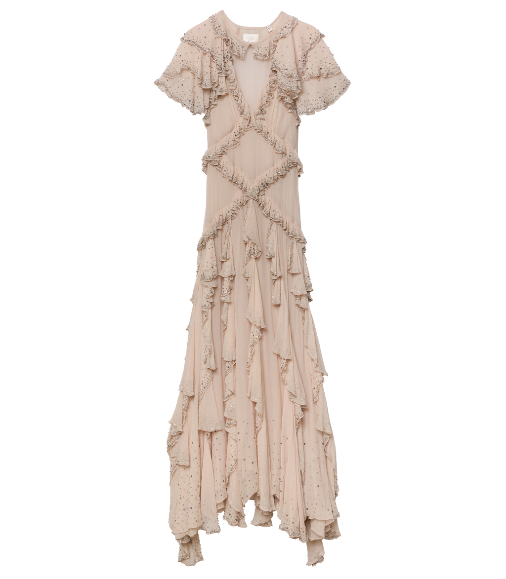 Antoinette Anniversary Dress - Antique Blush