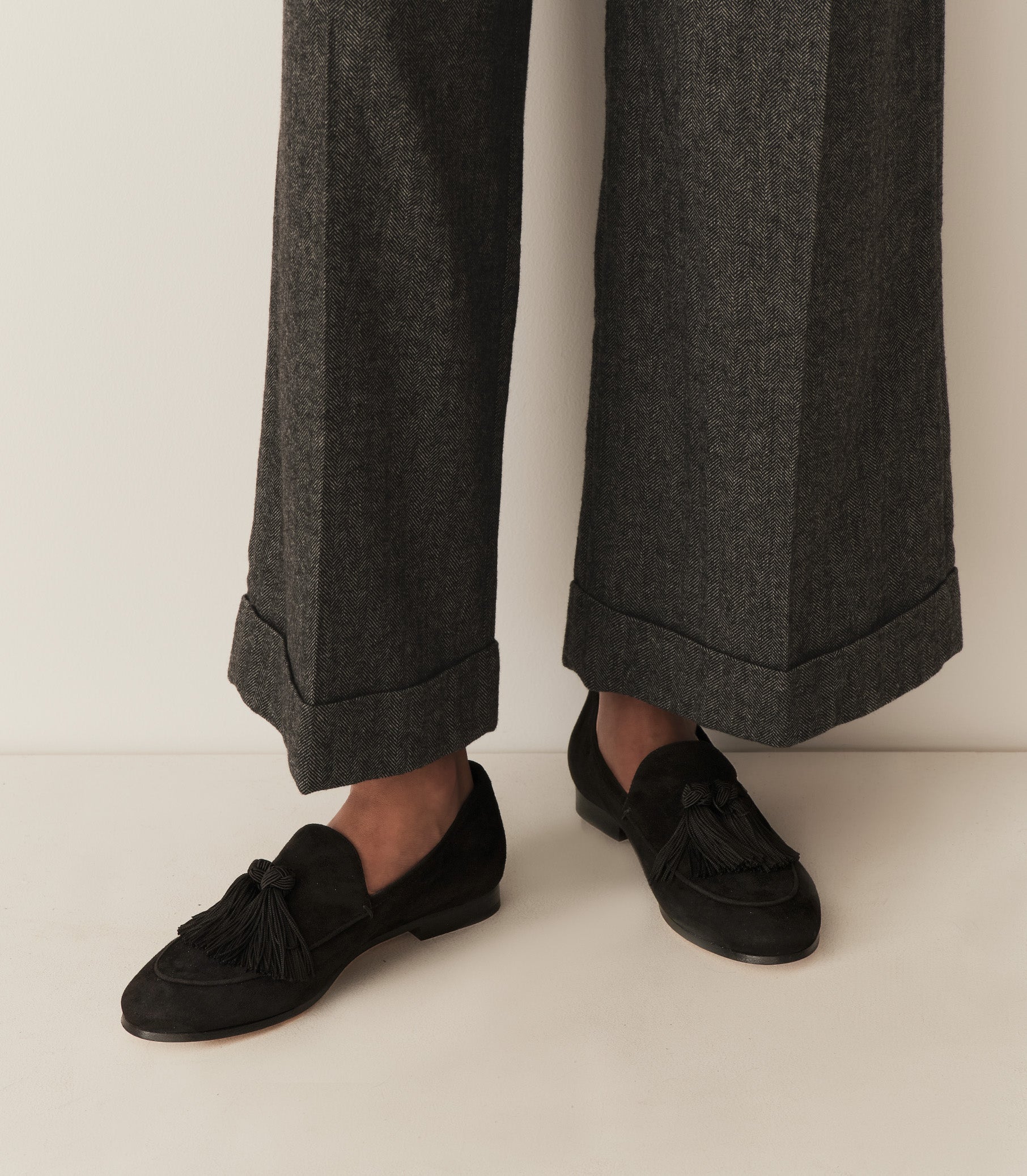ARLOW LOAFER -- BLACK SUEDE view 3