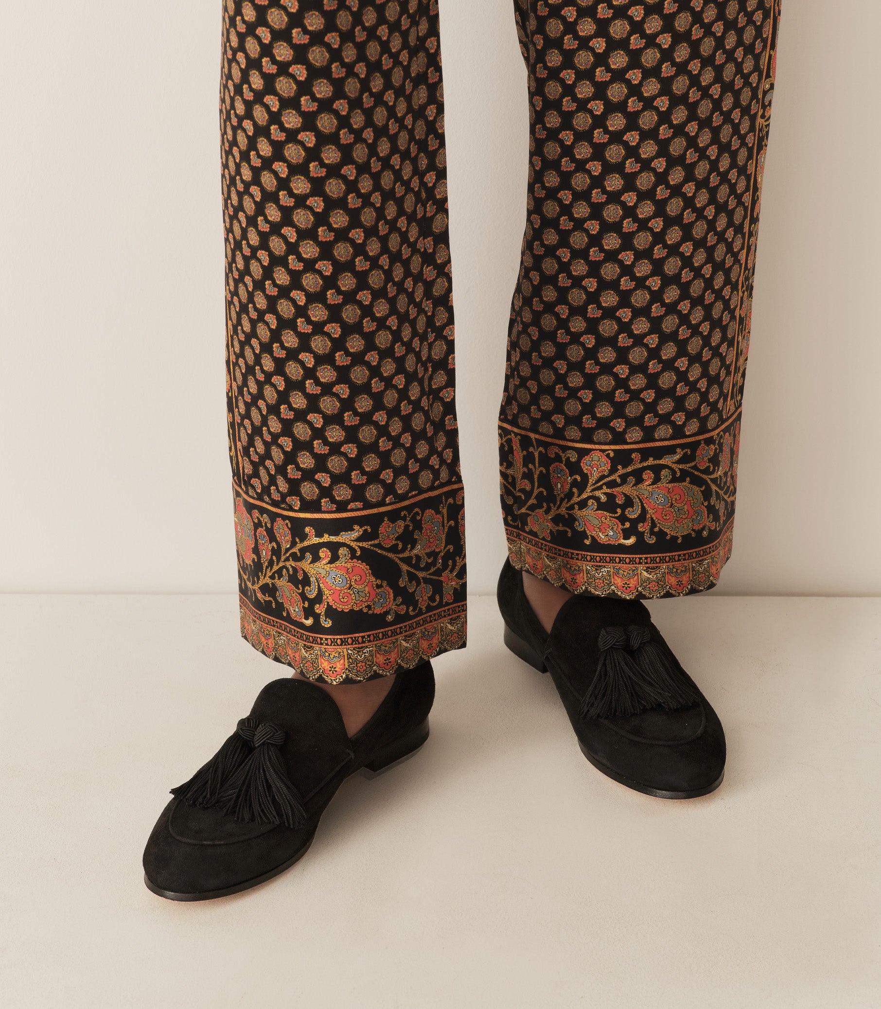 ARLOW LOAFER -- BLACK SUEDE view 1