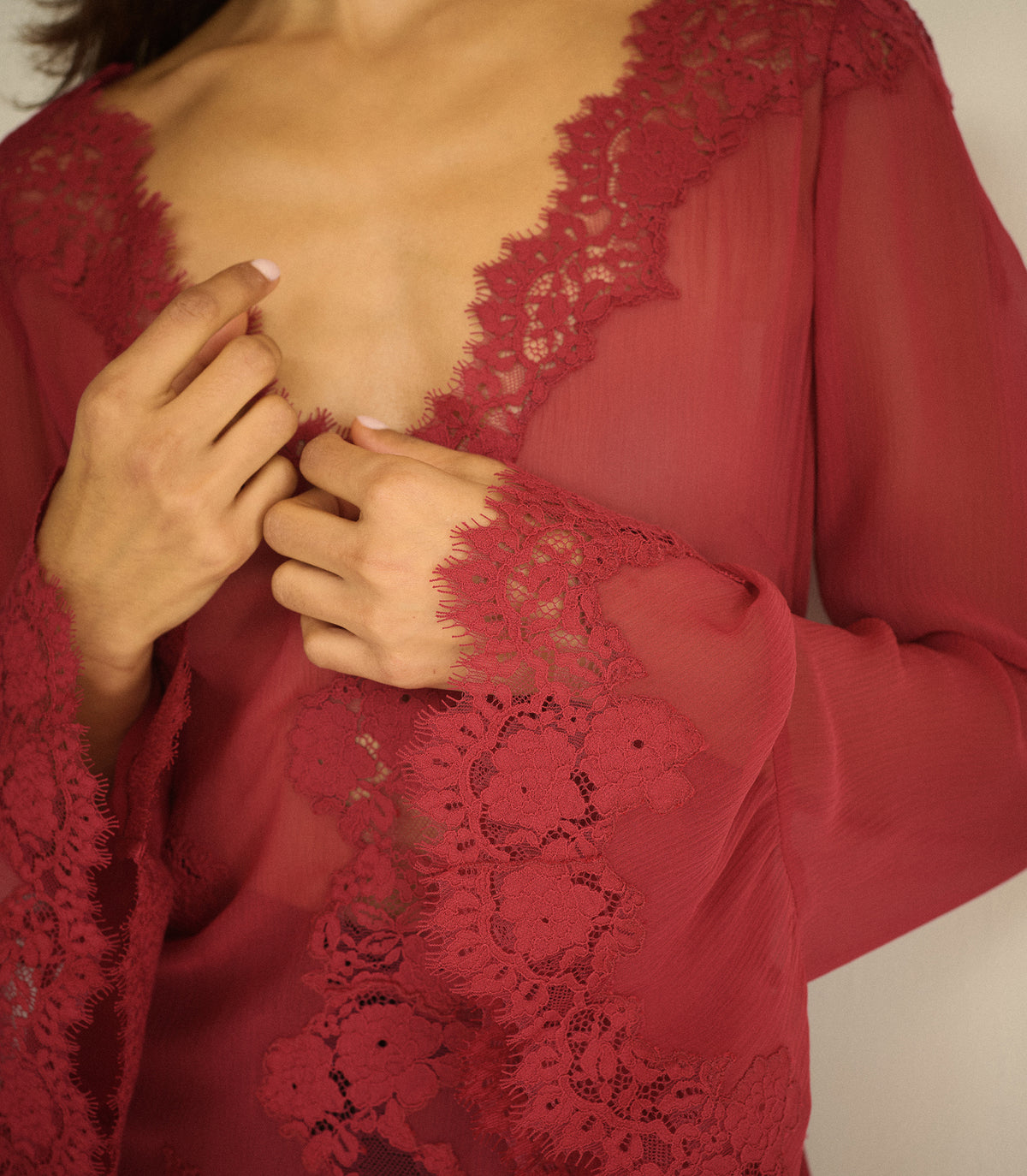 ARMANCE DRESS -- RED SNAPDRAGON