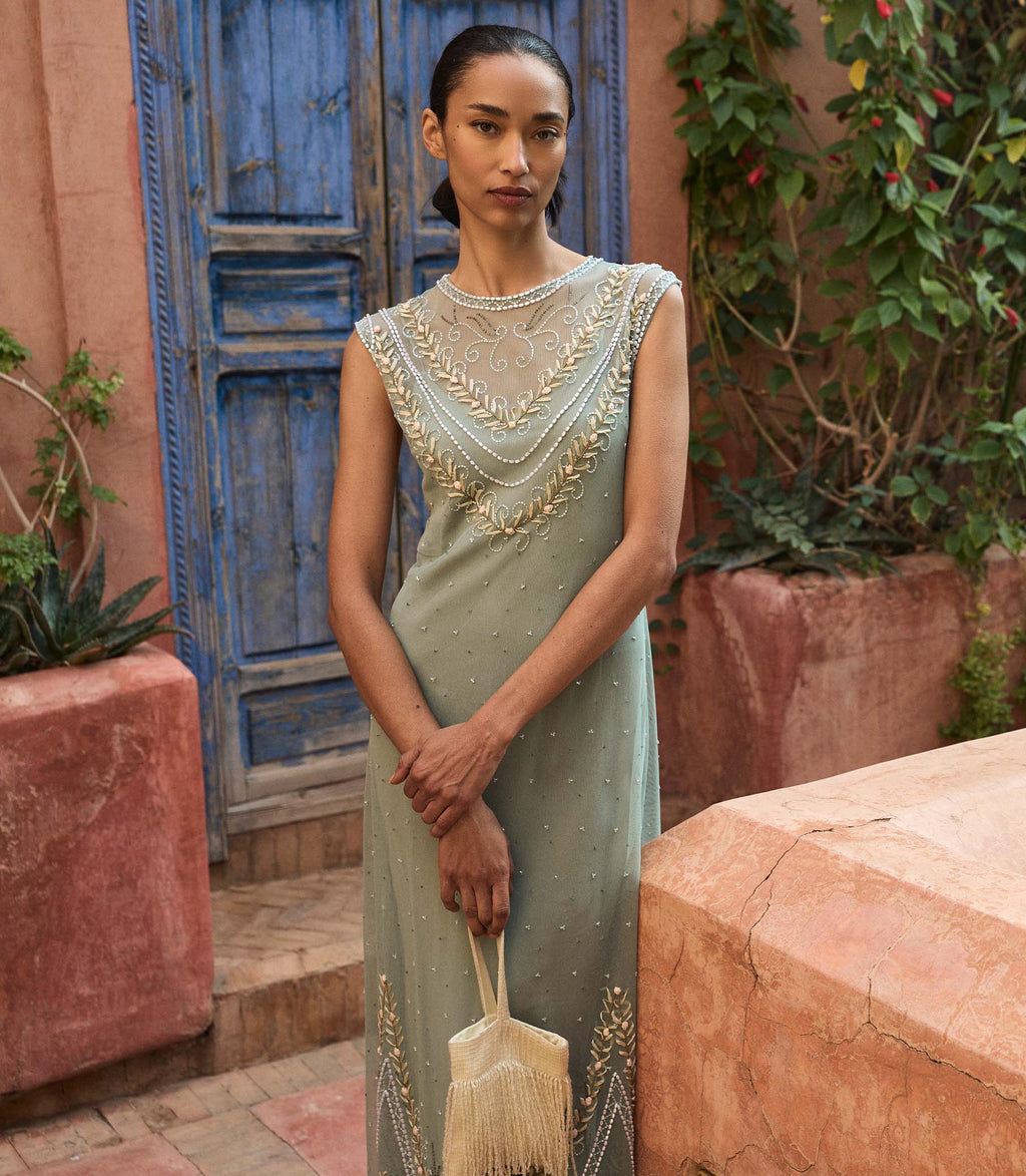 Artemise Dress - Sage