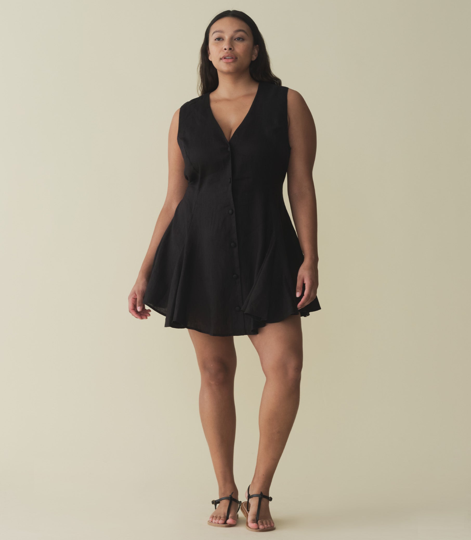 chinese dress ladies Aubrey Dress - Black | Hand Me Dôen