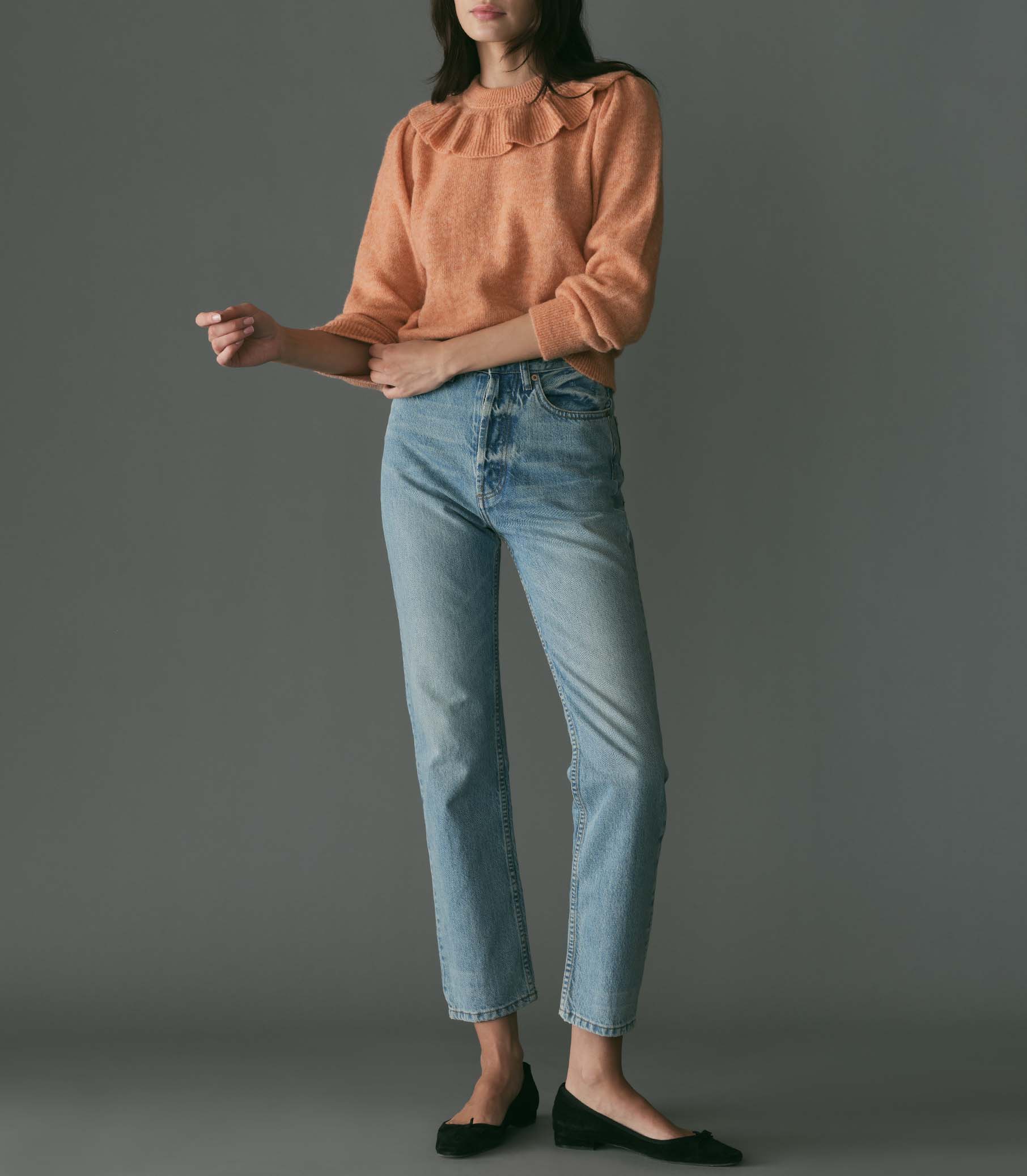 HMD -- AZARIA SWEATER -- CORAL view 3
