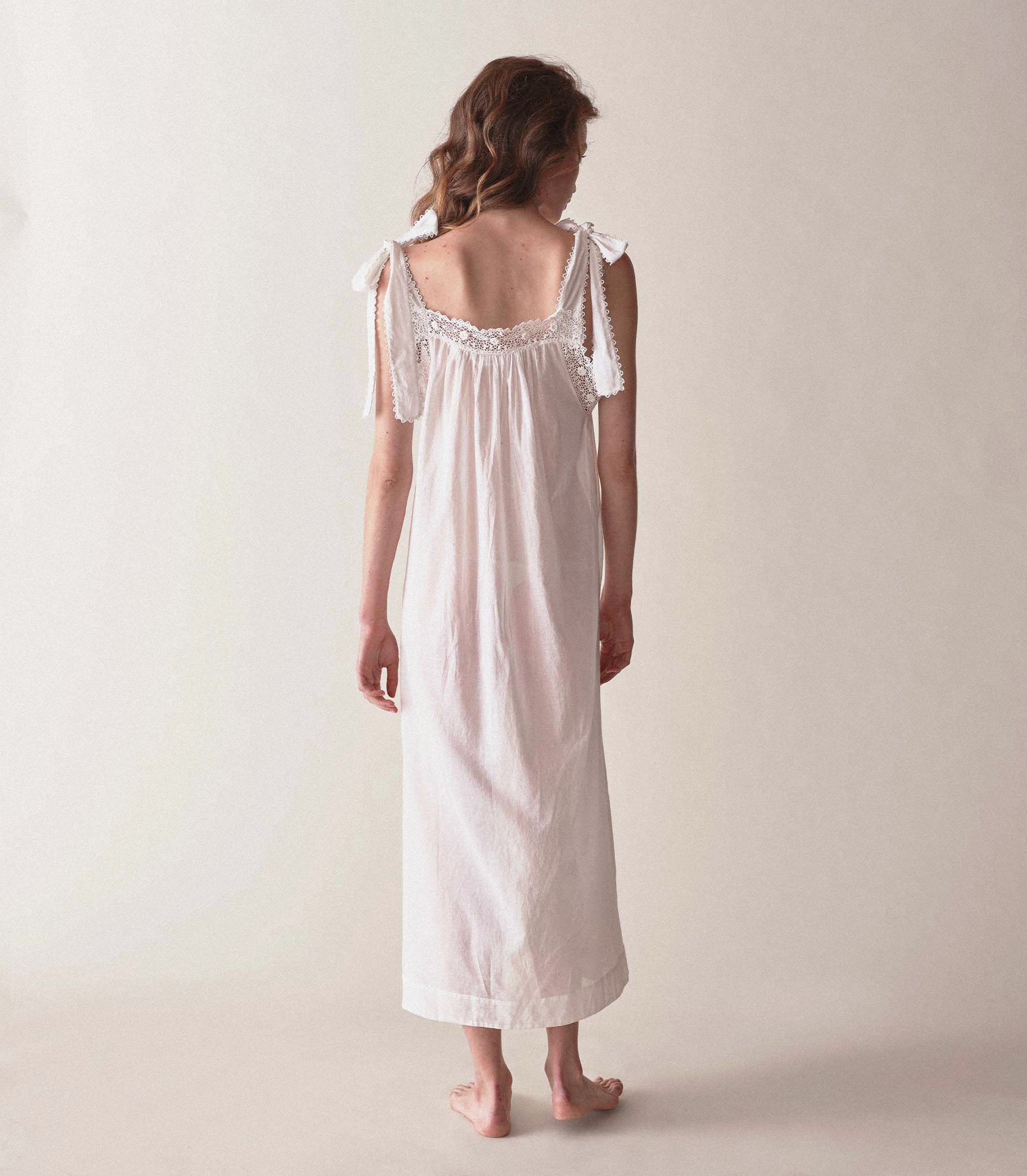 ANDANTE NIGHTGOWN -- SALT view 4