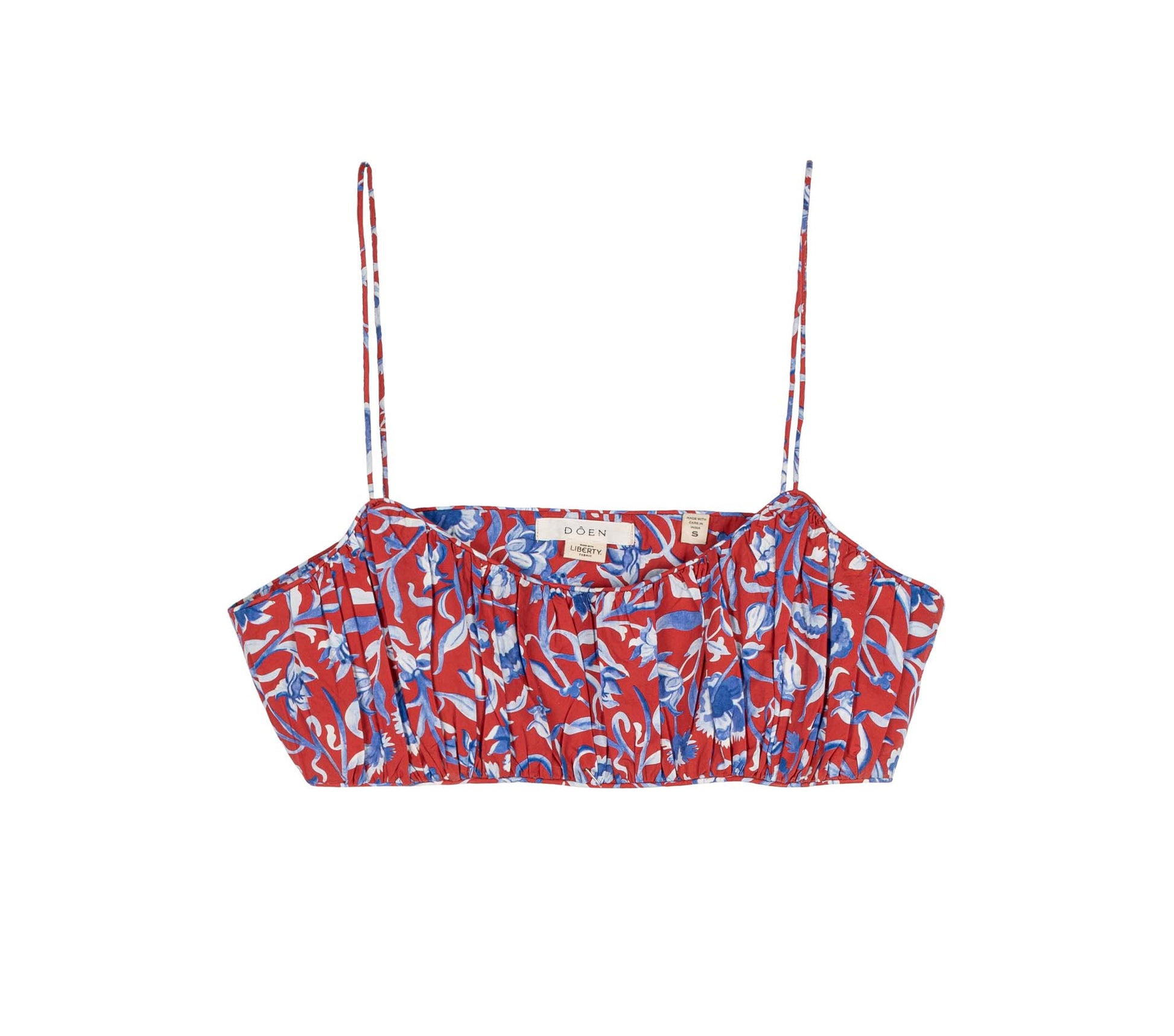 AMORA TOP -- CRIMSON COLUMBIA STREET FLORAL view 5