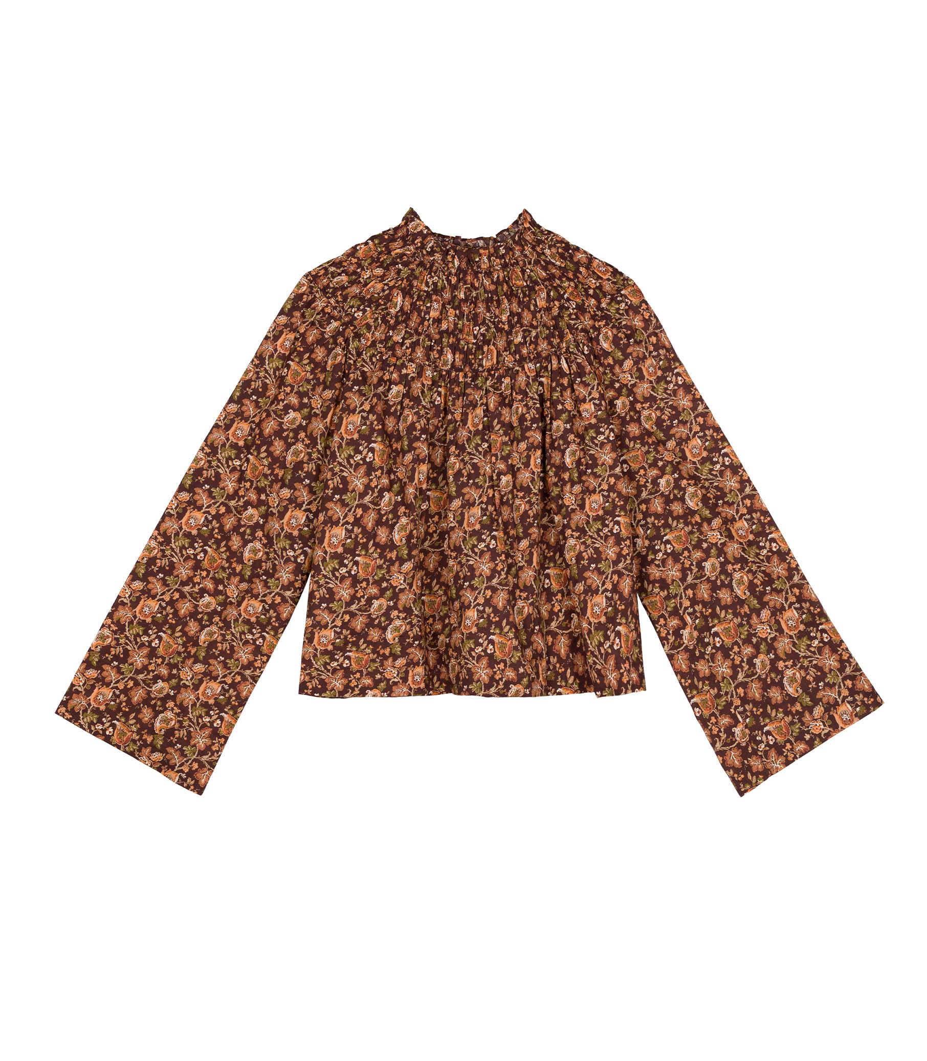 HMD -- ASTILBE TOP -- MULBERRY VINE FLORAL view 4
