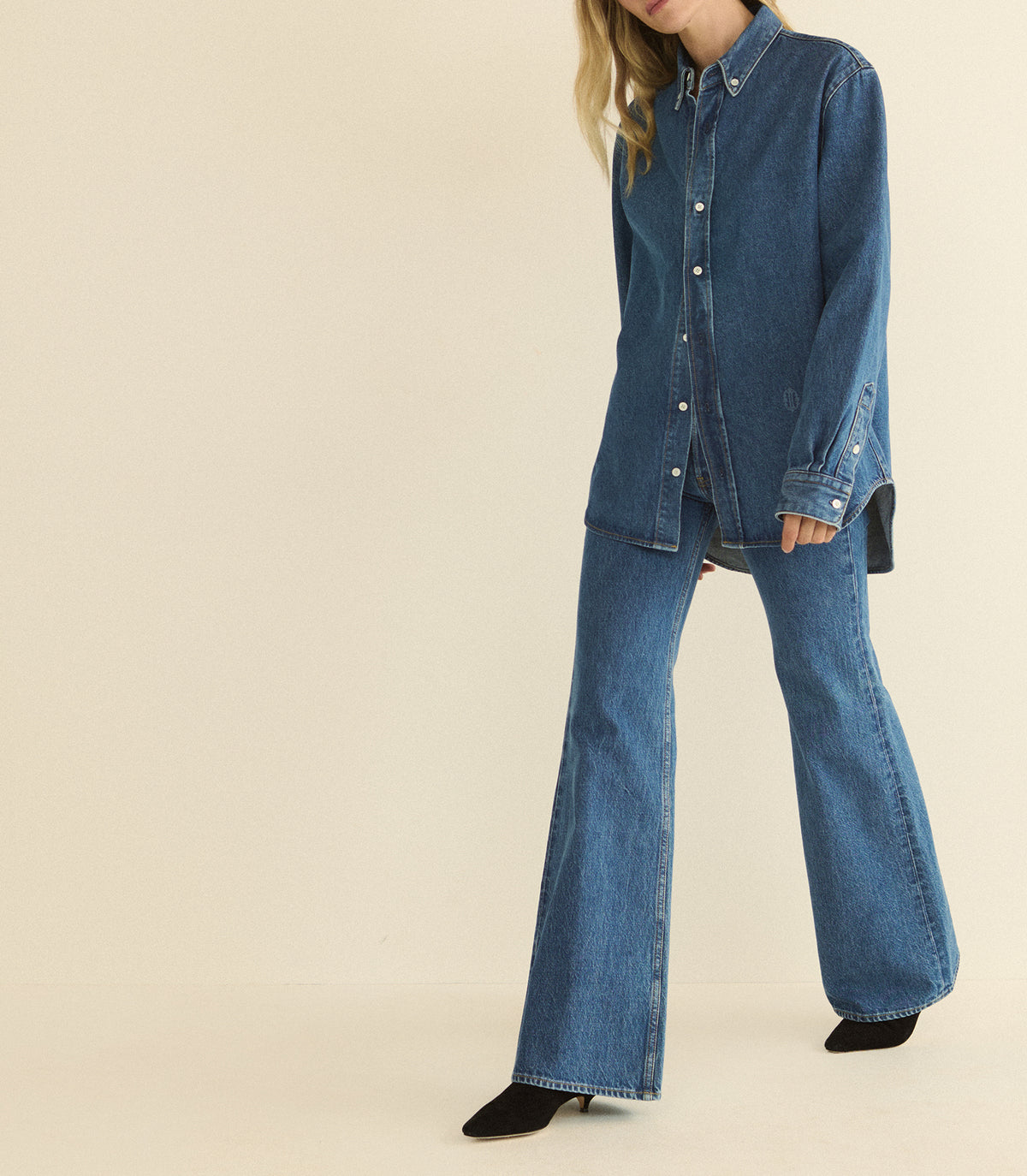 BACALL SHIRT -- ROUSSILLON MID WASH view 7
