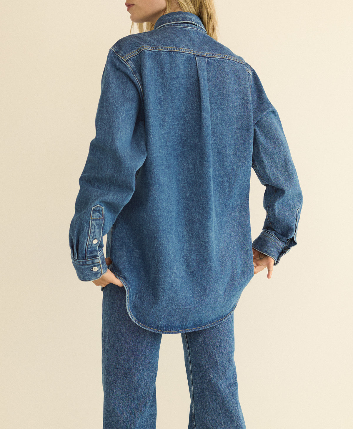 BACALL SHIRT -- ROUSSILLON MID WASH view 6
