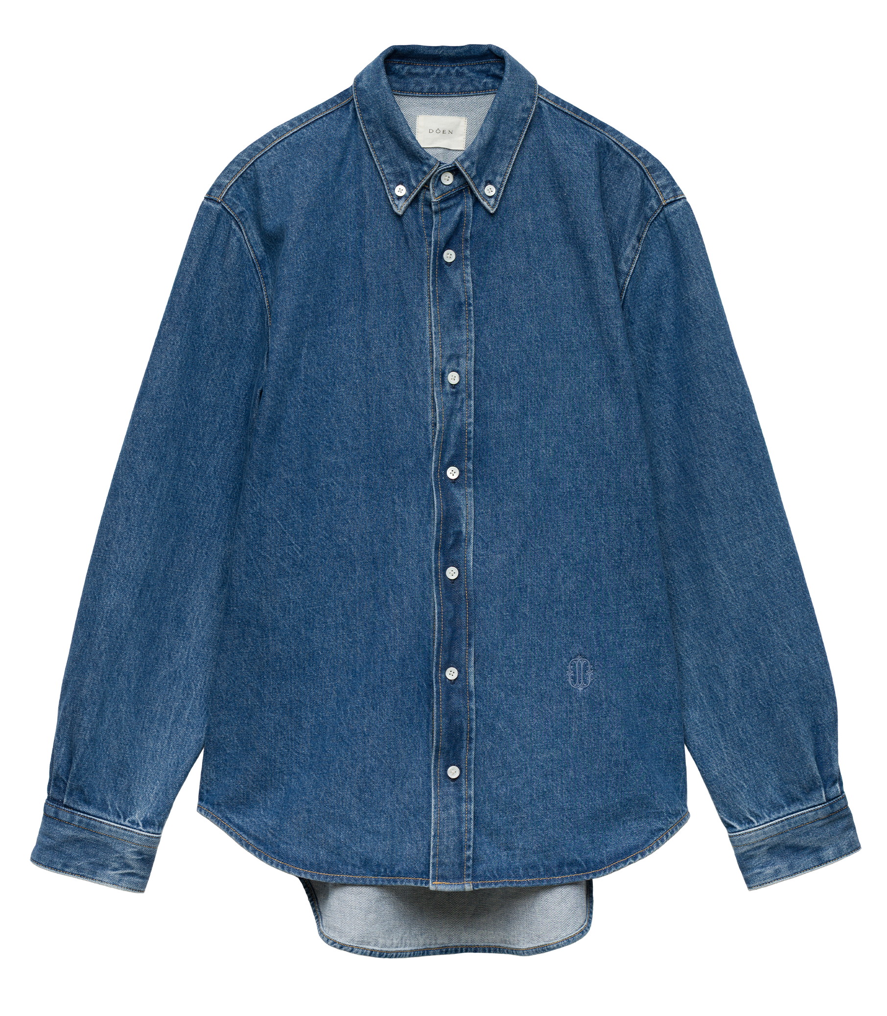 BACALL SHIRT -- ROUSSILLON MID WASH view 10
