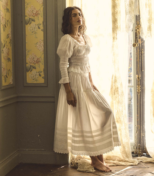 SEBASTIANE SKIRT -- POWDER