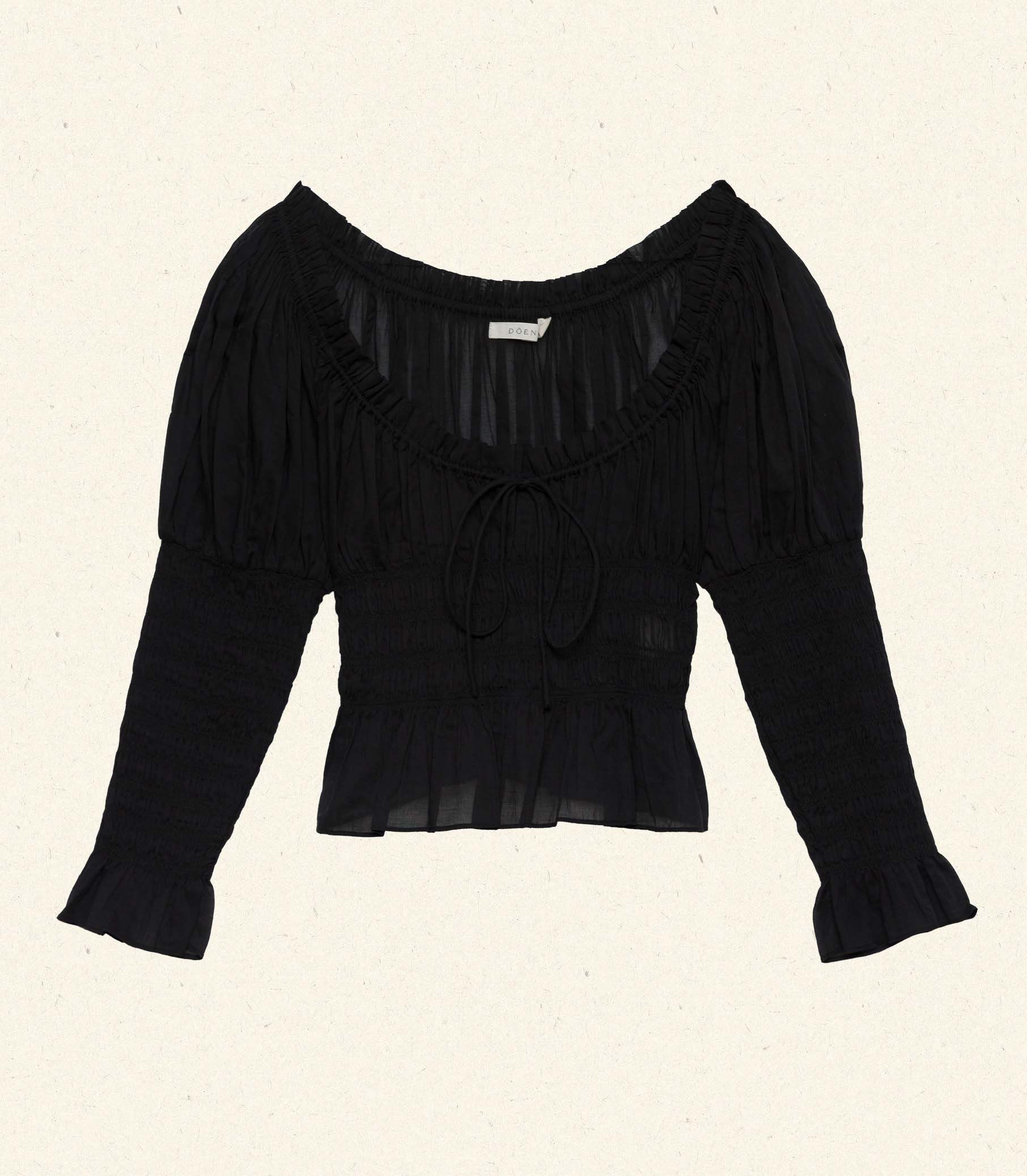 BAPTISIA TOP -- BLACK view 7