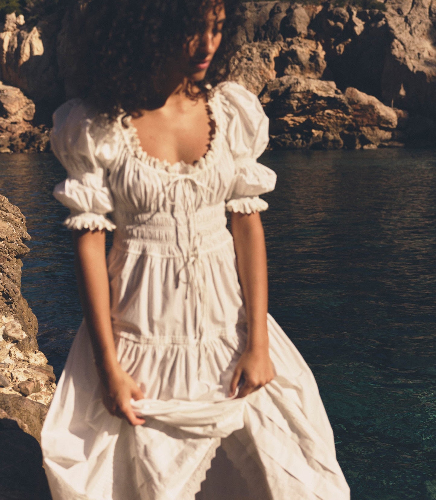 HMD -- BARDOT DRESS -- POWDER