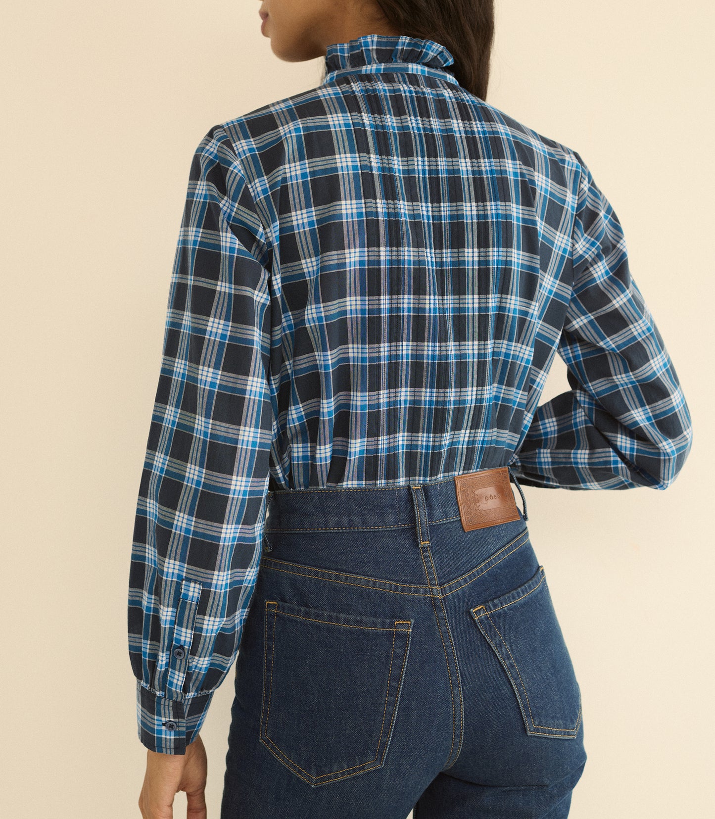 BARRETT TOP -- VALMONT PLAID