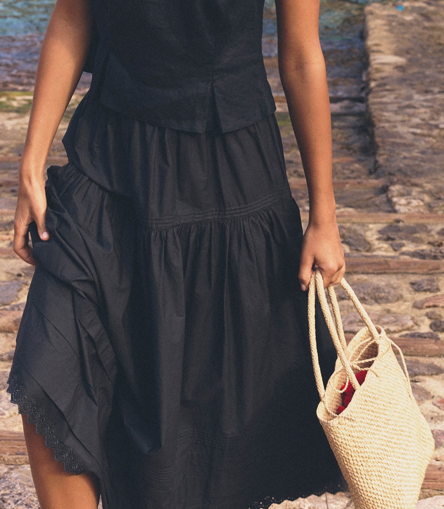 HMD -- BATEAU BAG -- NATURAL RAFFIA