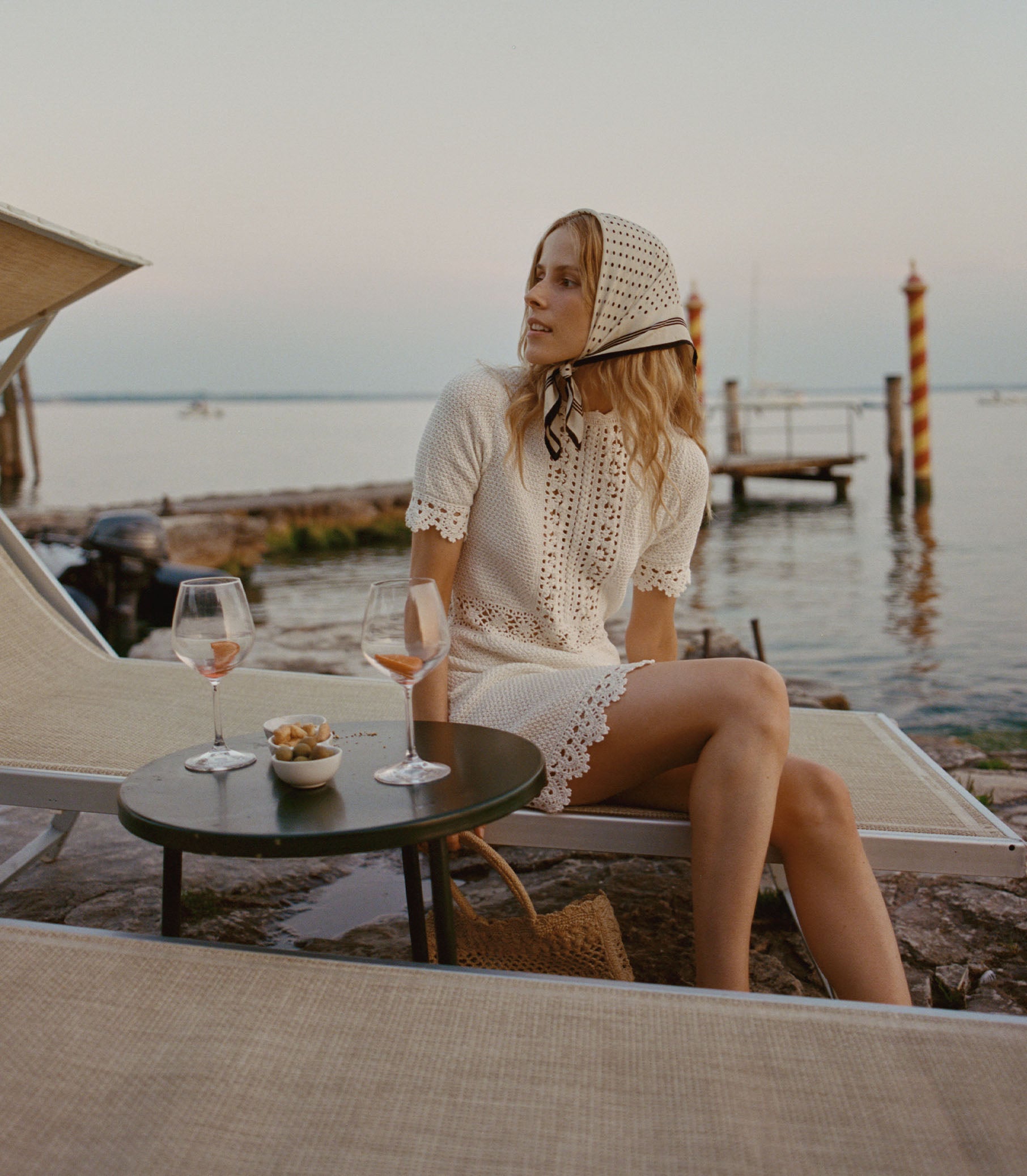 BATHILDE DRESS -- PEARL view 5