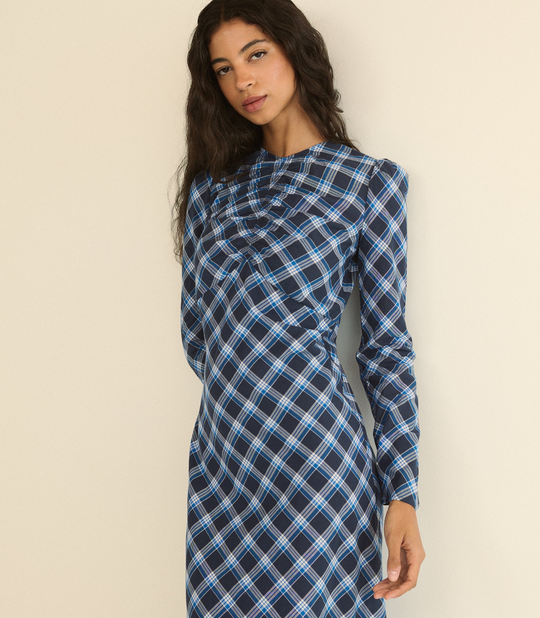 BEGONIA DRESS -- VALMONT PLAID view 2
