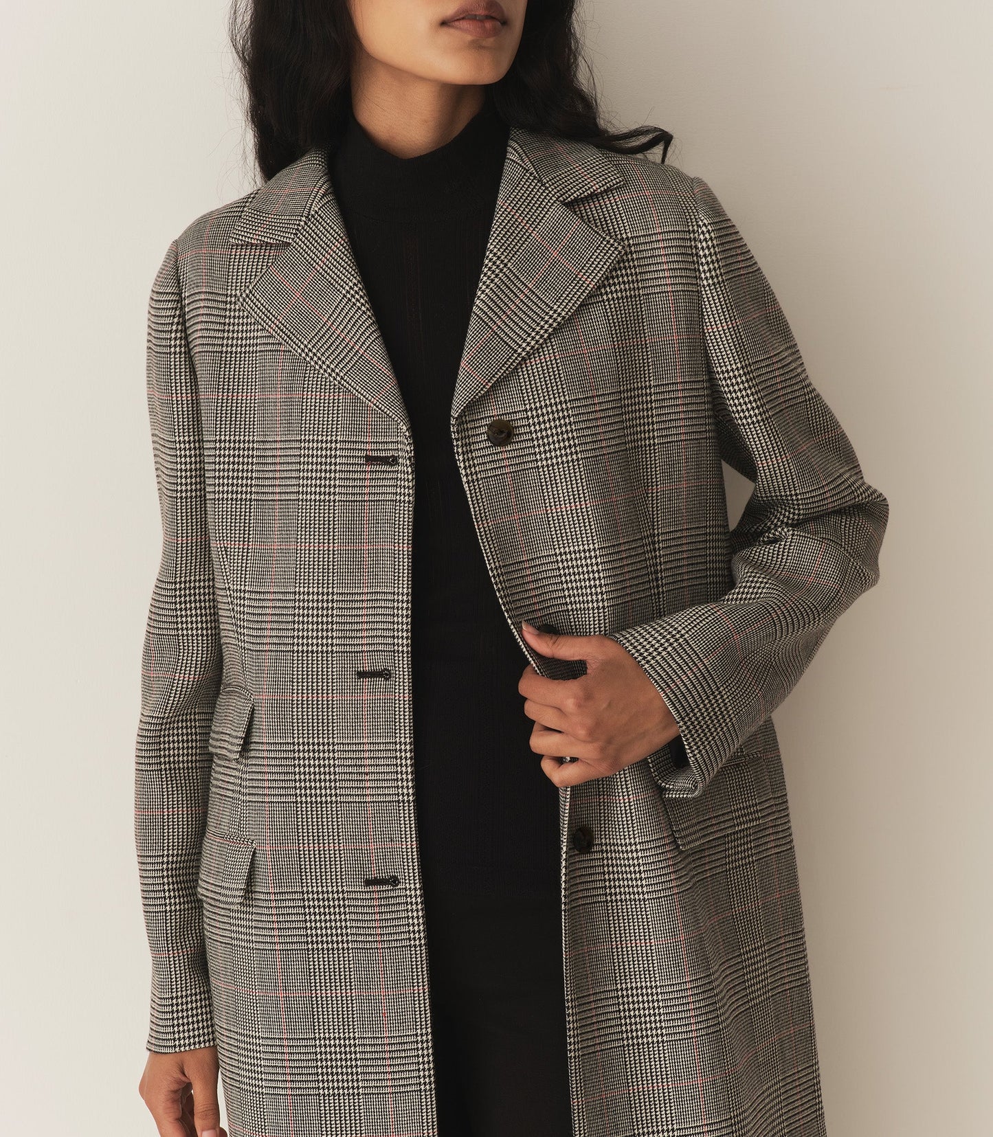 HMD -- BELLINGHAM COAT -- WICKHAM HOUNDSTOOTH PLAID