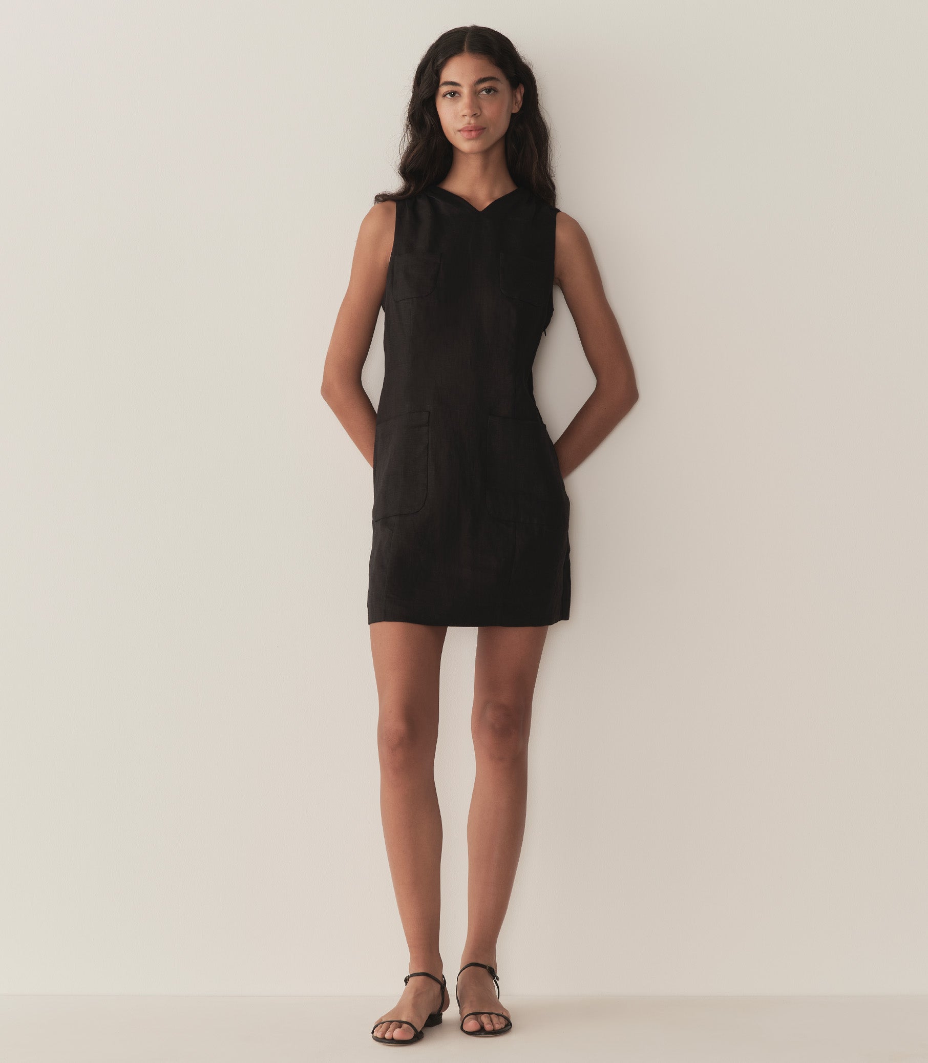 BENNETTE DRESS -- BLACK view 3