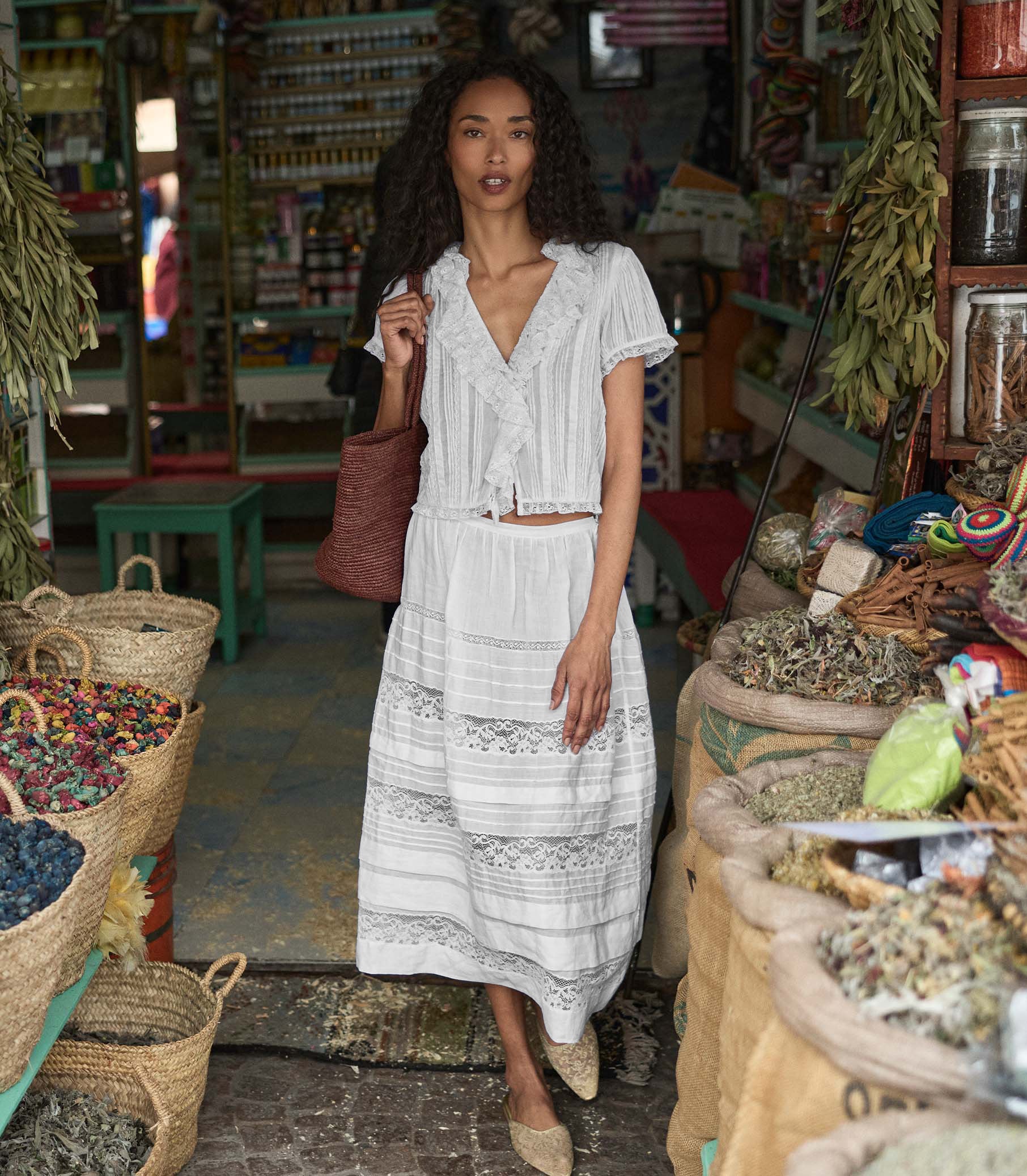 SIDRA SKIRT -- SALT view 3
