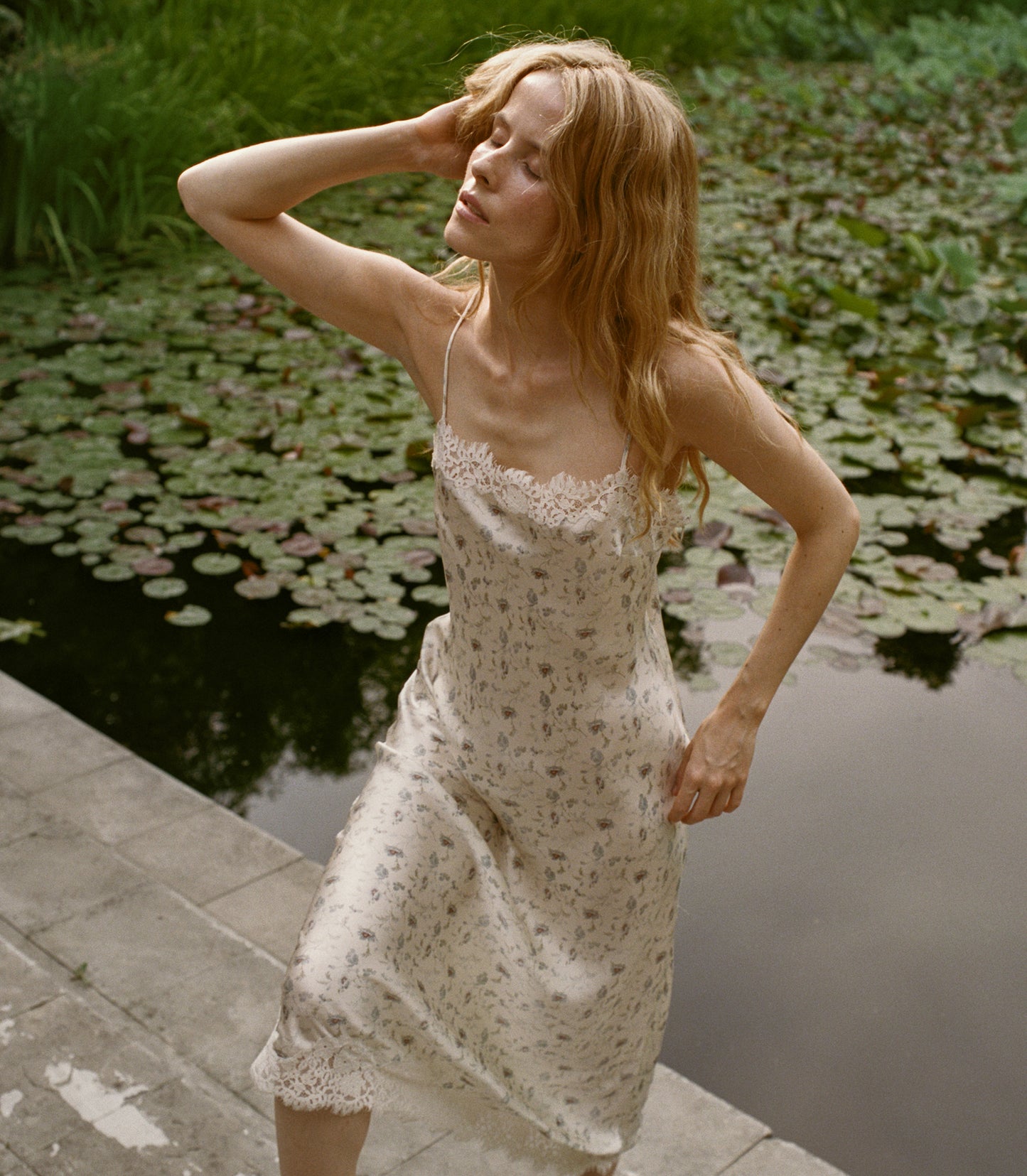 BETHILDE DRESS -- CAMELLIA BLOOM