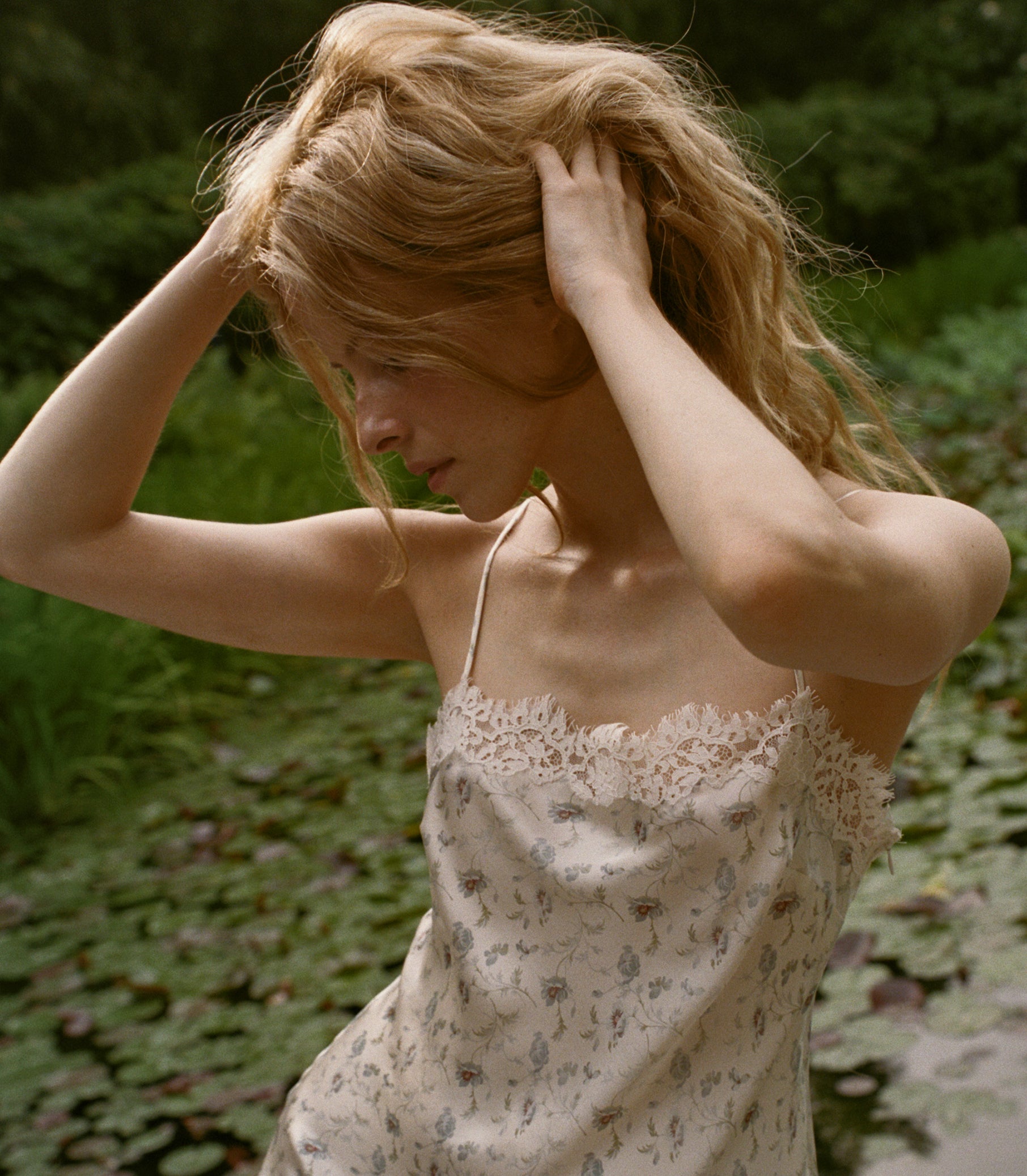 BETHILDE DRESS -- CAMELLIA BLOOM view 6
