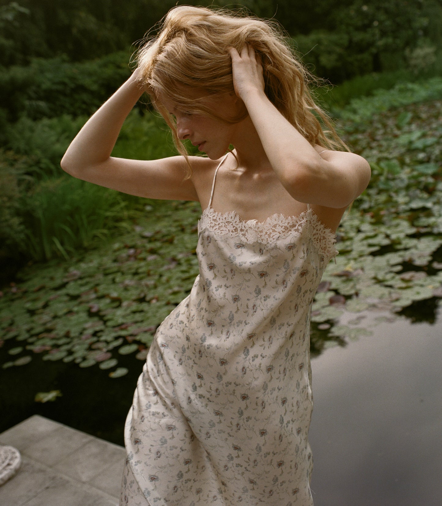 BETHILDE DRESS -- CAMELLIA BLOOM